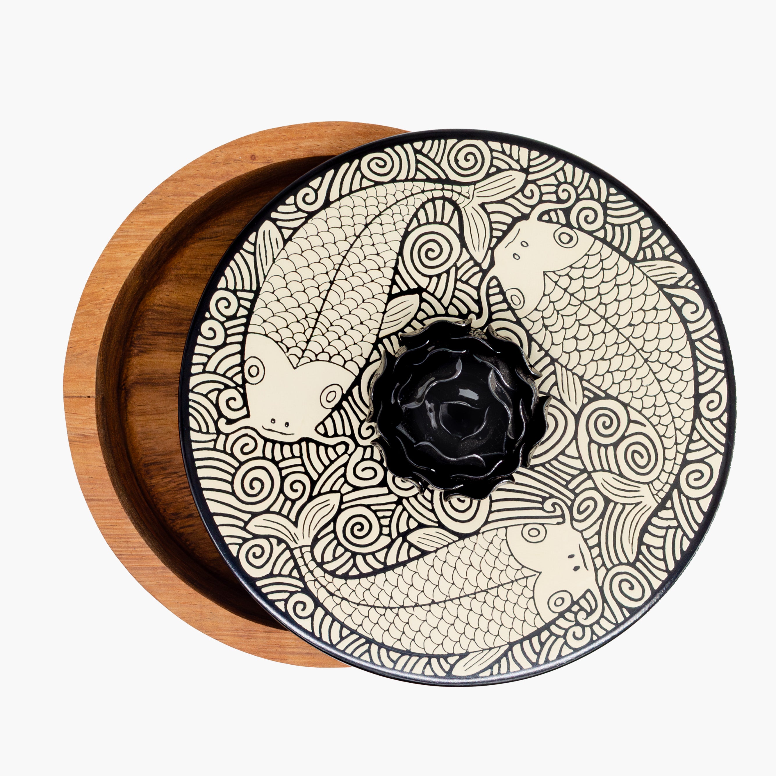 Tortillero Olinalá / Handmade Solid Wood Parota Basket