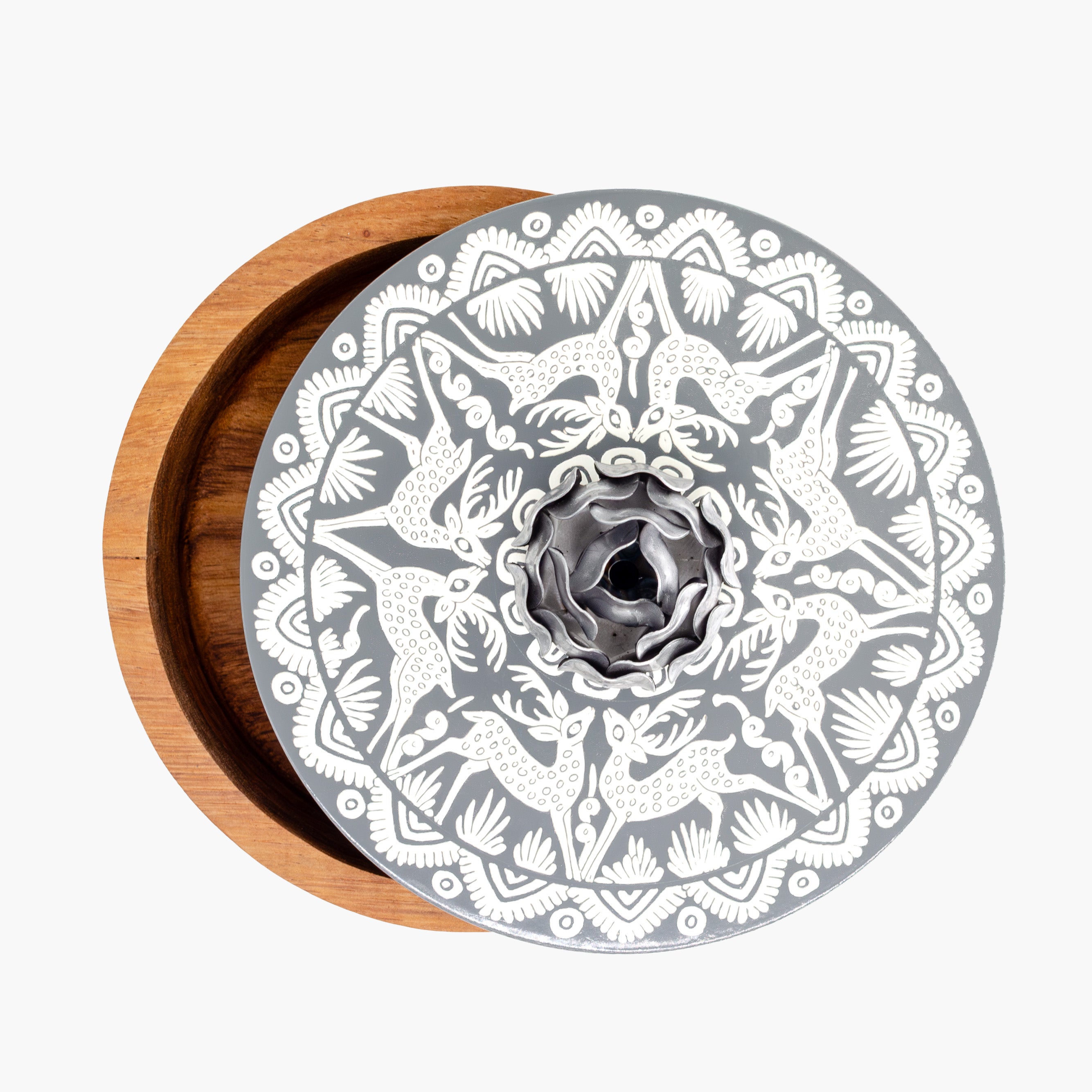 Tortillero Olinalá / Handmade Solid Wood Parota Basket