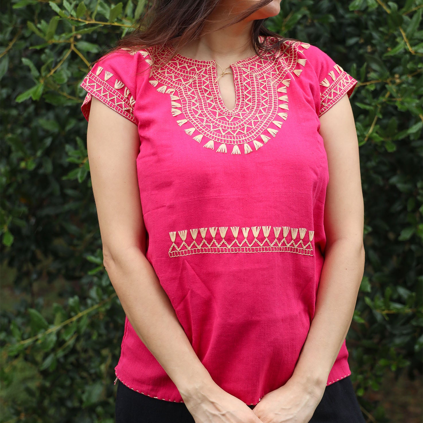 De Corzo Embroidered Blouse