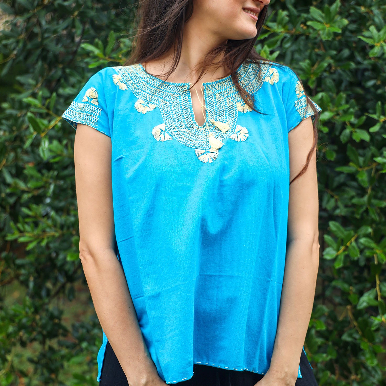 De Corzo Embroidered Blouse