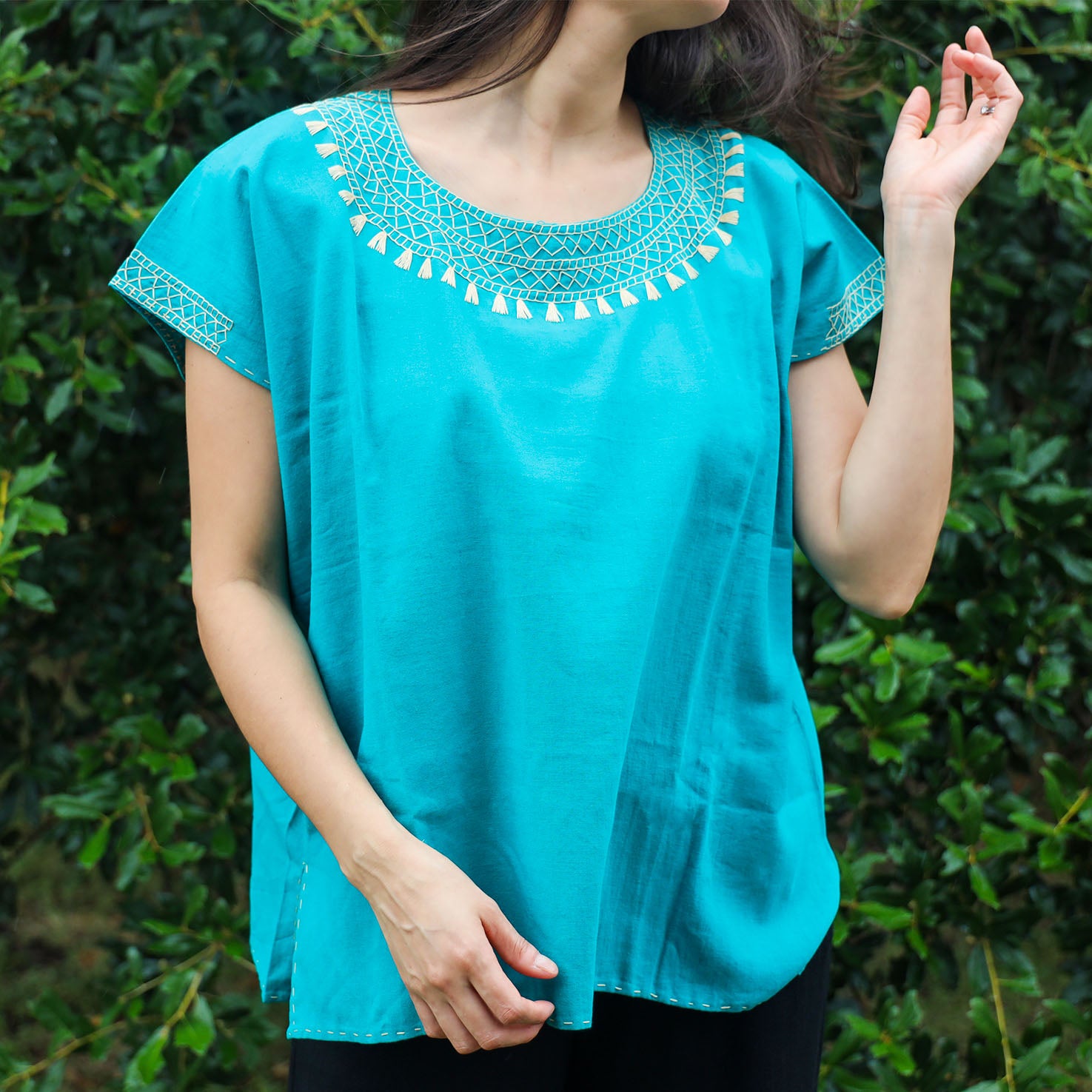 De Corzo Embroidered Blouse