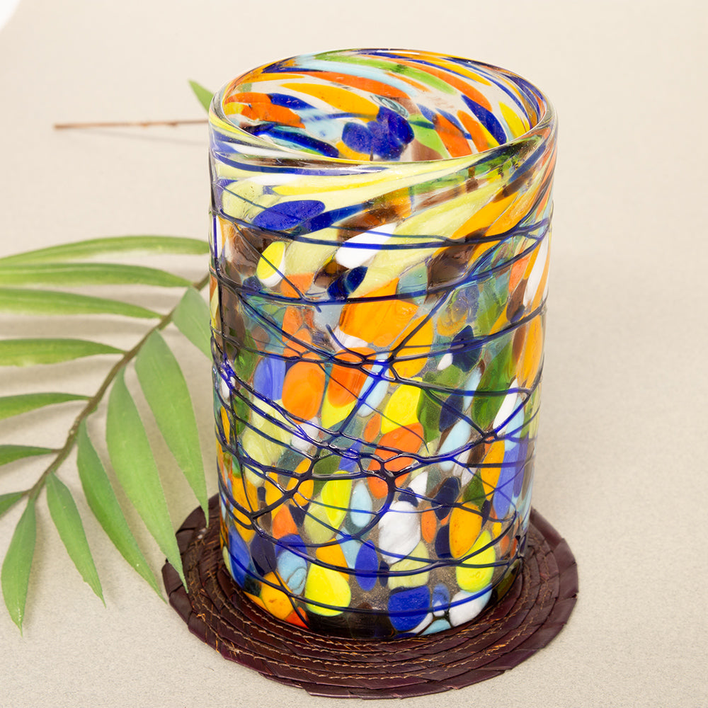 Tonalá Hand-Blown Highball Glass Tumbler