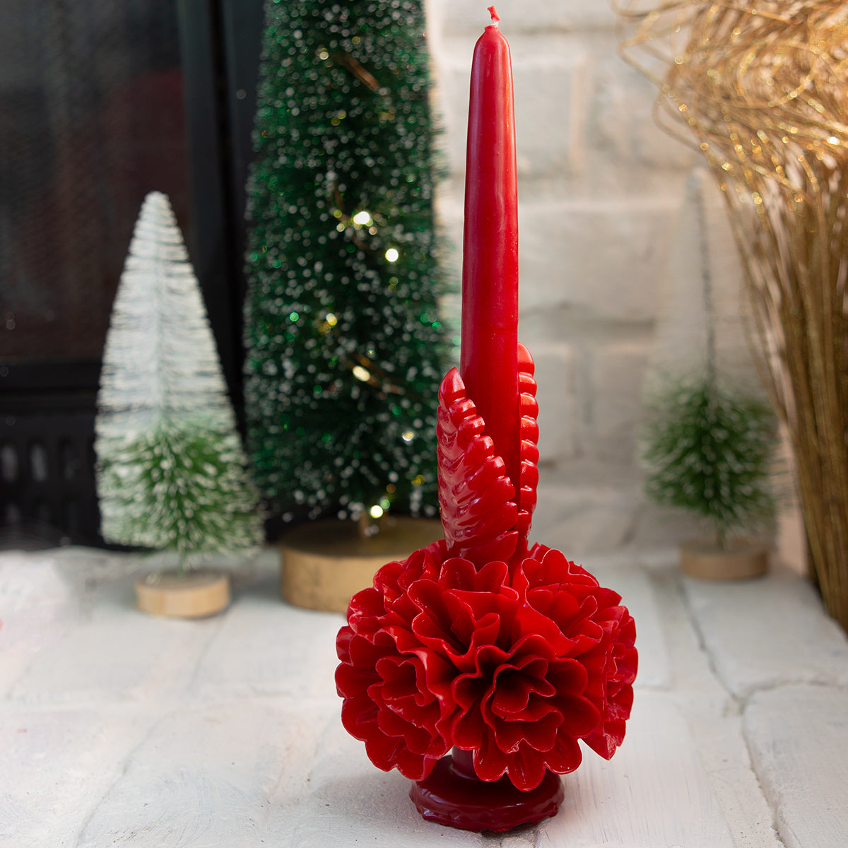 Flores de Teotitlán Clavel Candle