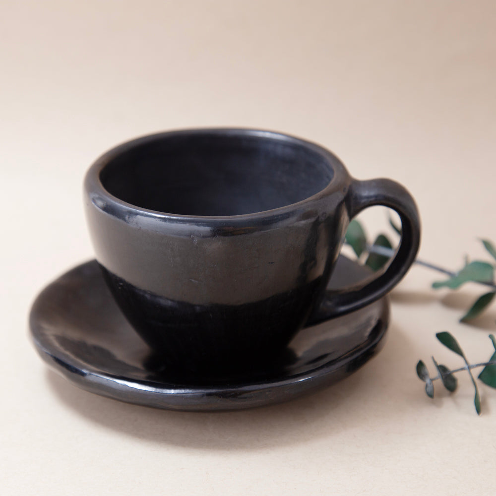 Barro Negro Espresso Cup with Saucer