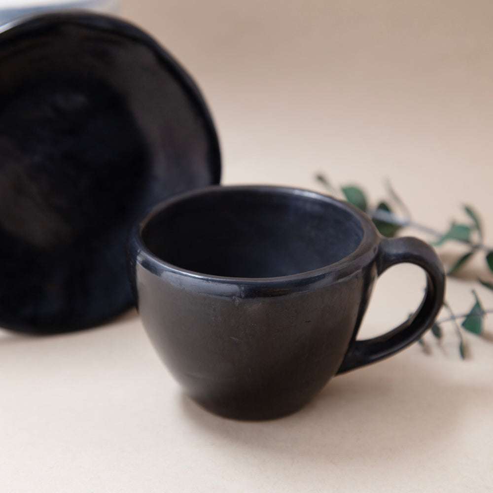 Barro Negro Espresso Cup with Saucer