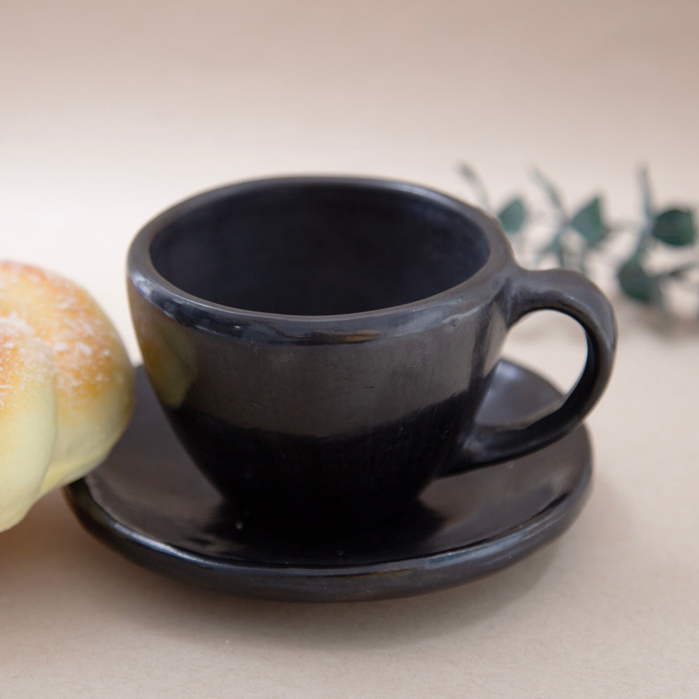 Barro Negro Espresso Cup with Saucer