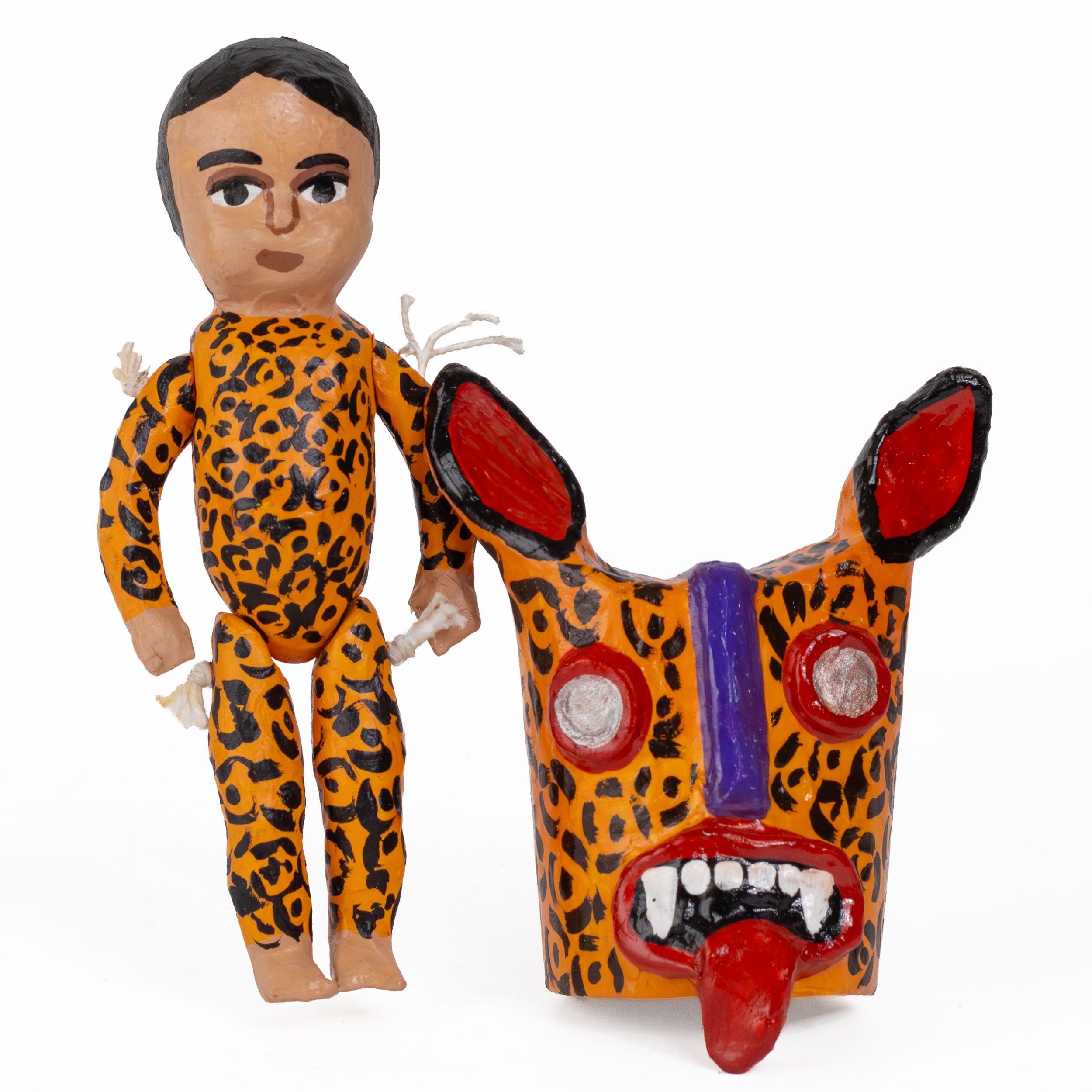 Papier Mache Jaguar Tecuanes