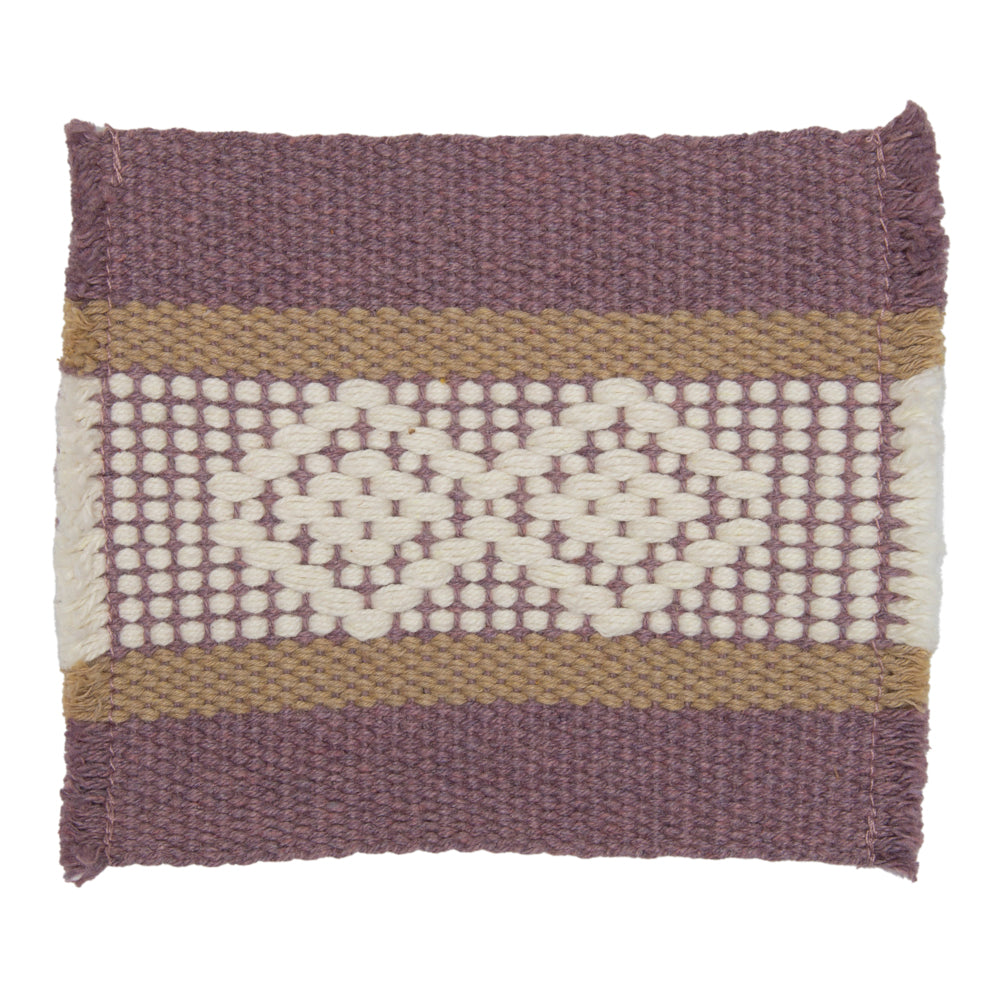 Subtle Fray Telar Woven Coasters