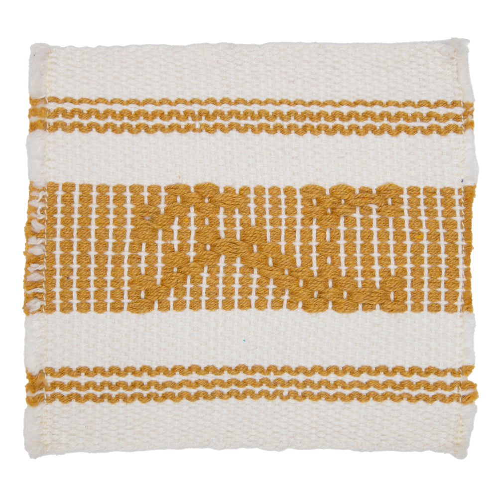 Subtle Fray Telar Woven Coasters