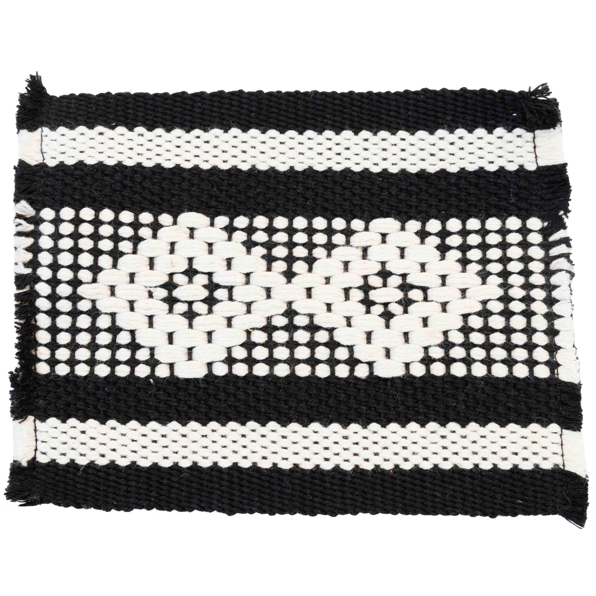 Subtle Fray Telar Woven Coasters