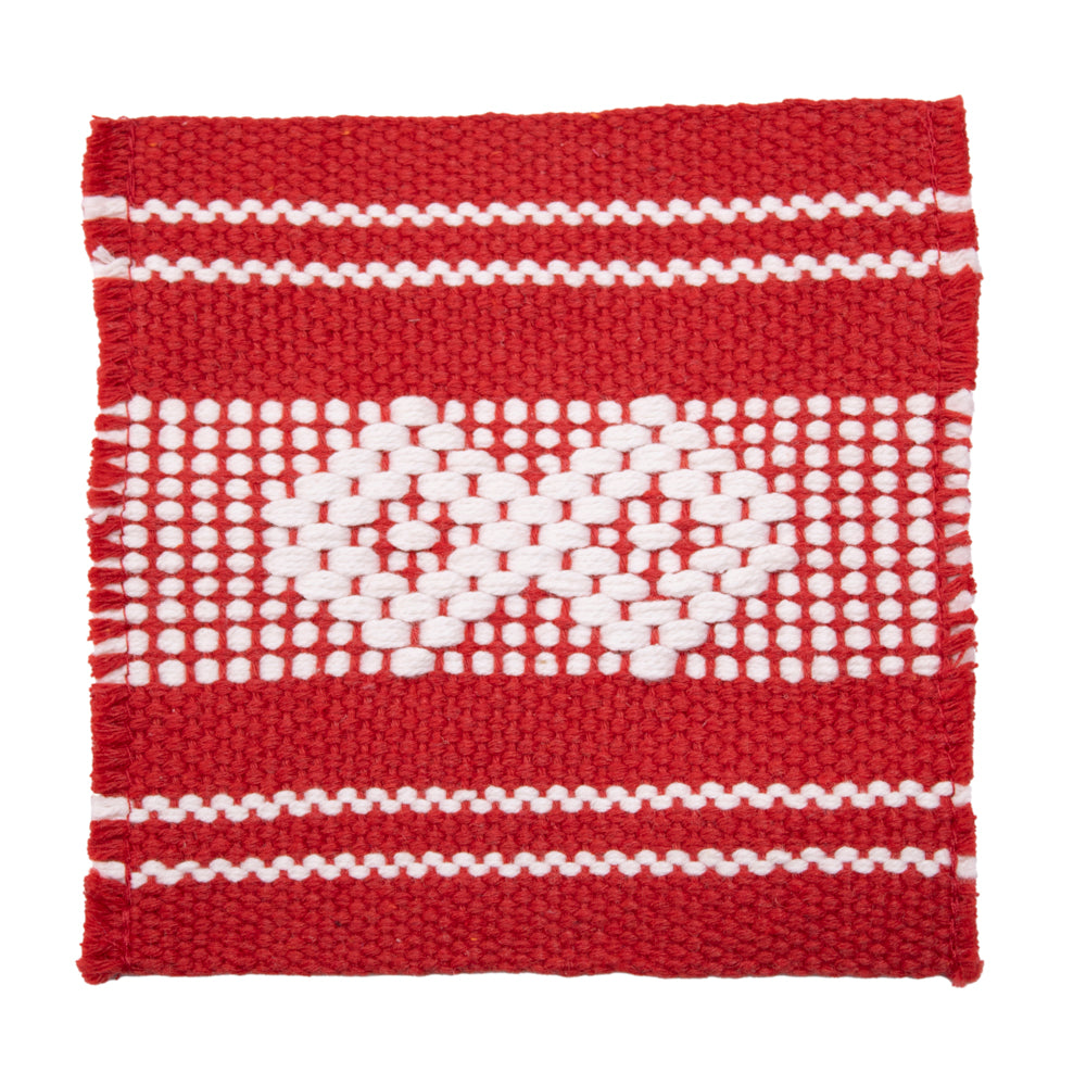 Subtle Fray Telar Woven Coasters