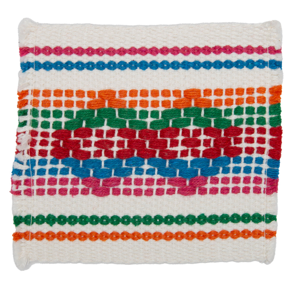 Subtle Fray Telar Woven Coasters