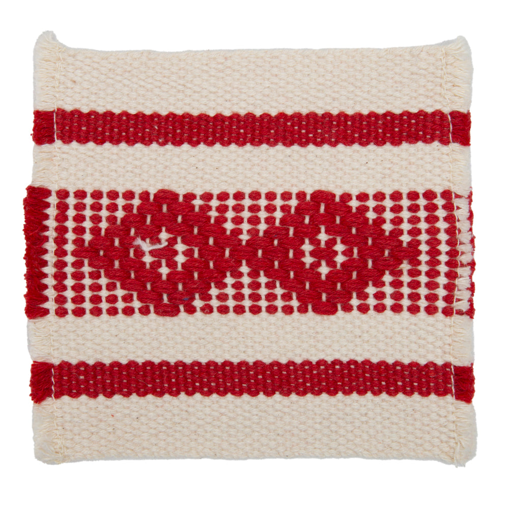 Subtle Fray Telar Woven Coasters