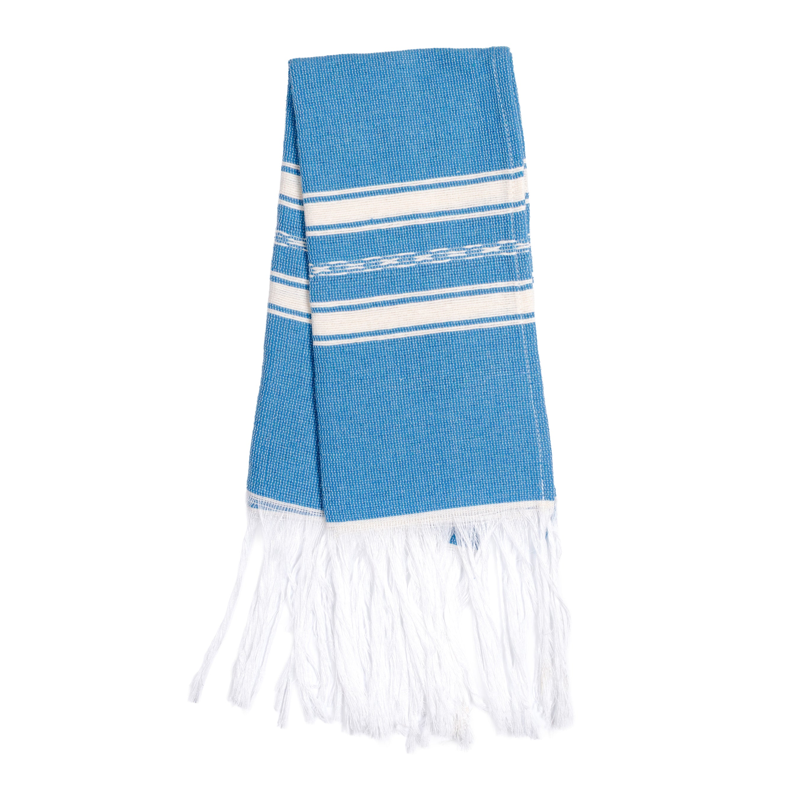 Pedal Loom Frayed Ends Tea Towel