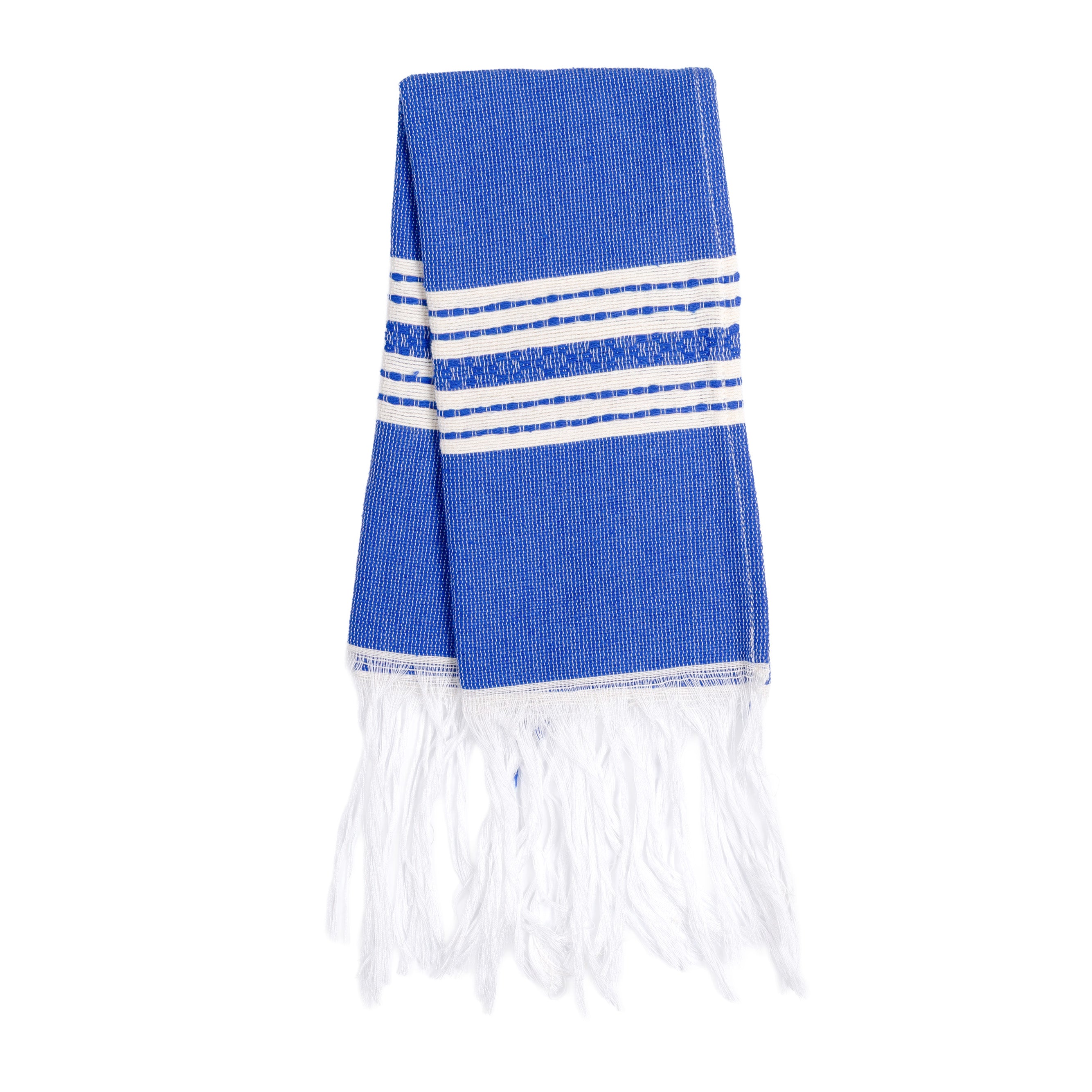 Pedal Loom Frayed Ends Tea Towel