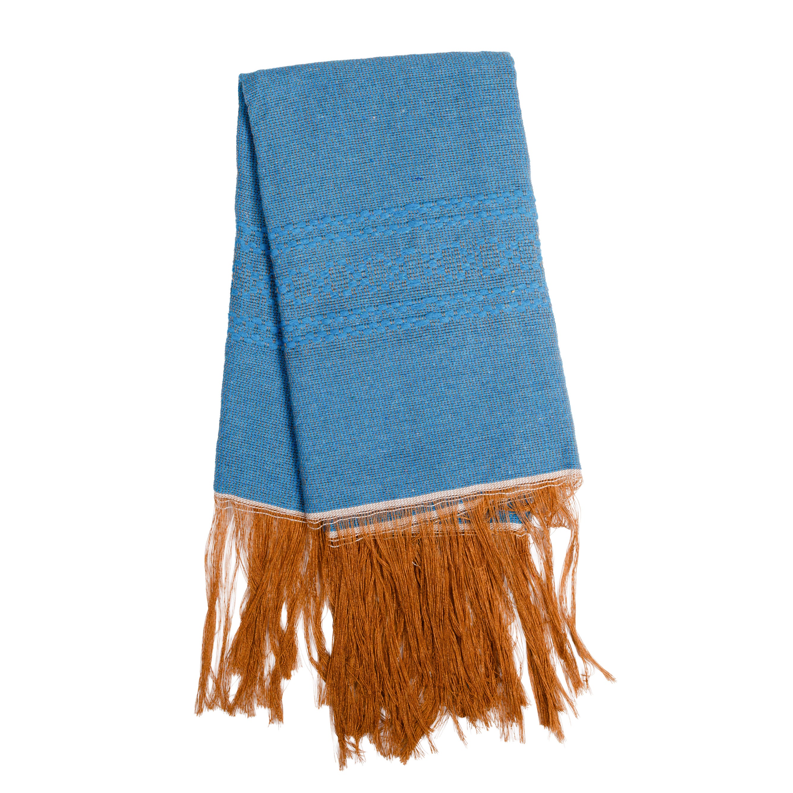 Pedal Loom Frayed Ends Tea Towel