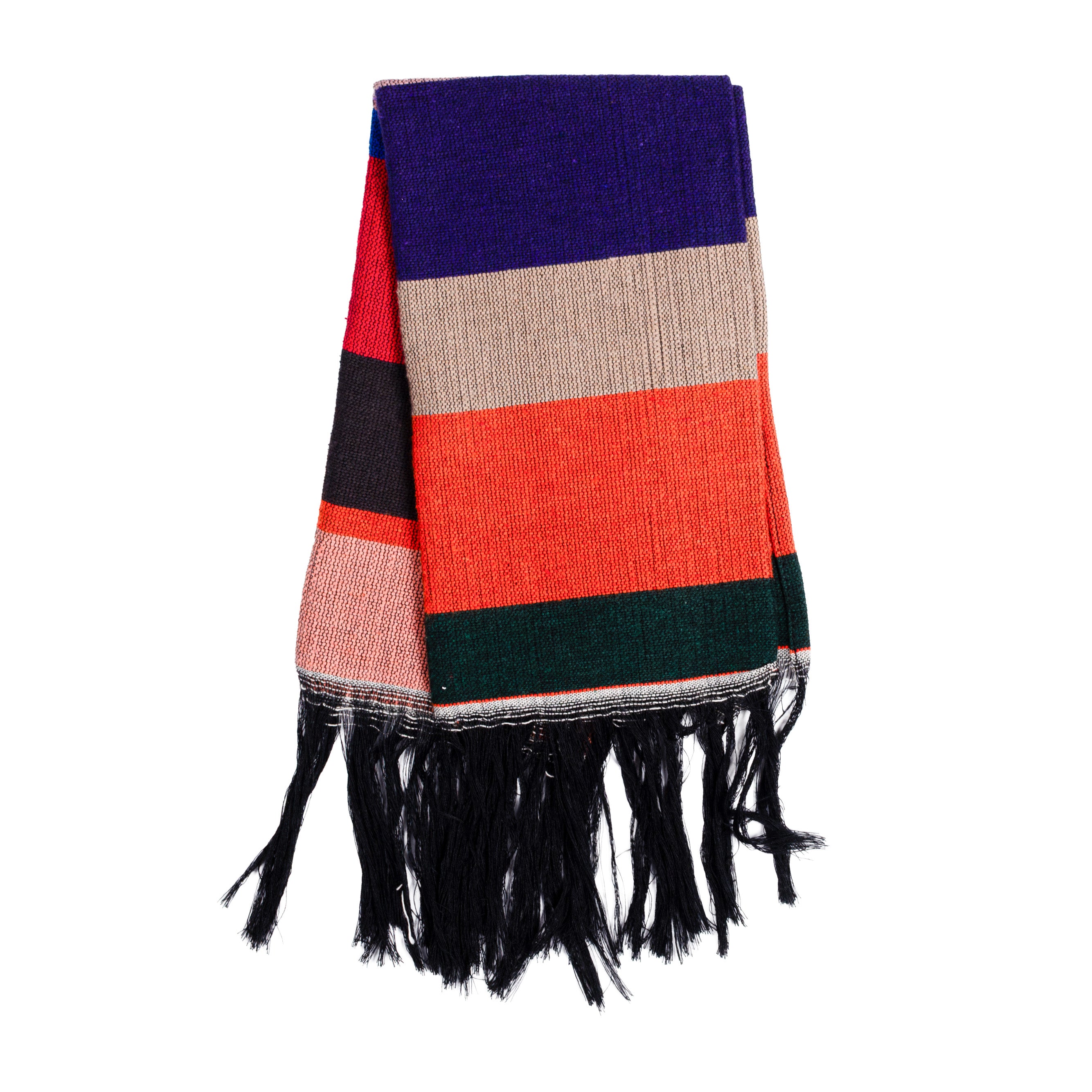 Pedal Loom Frayed Ends Tea Towel