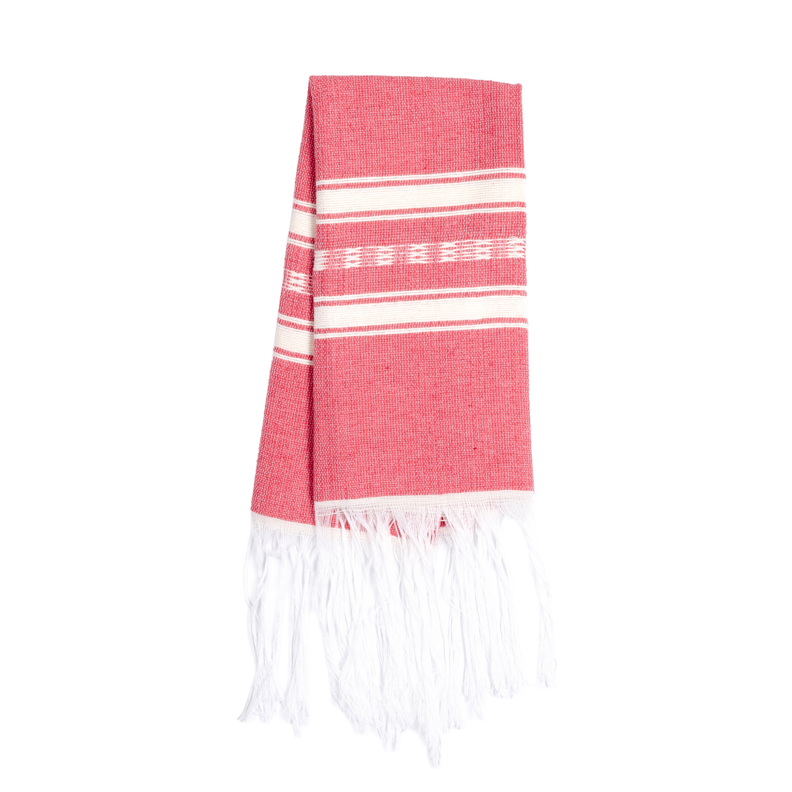 Pedal Loom Frayed Ends Tea Towel