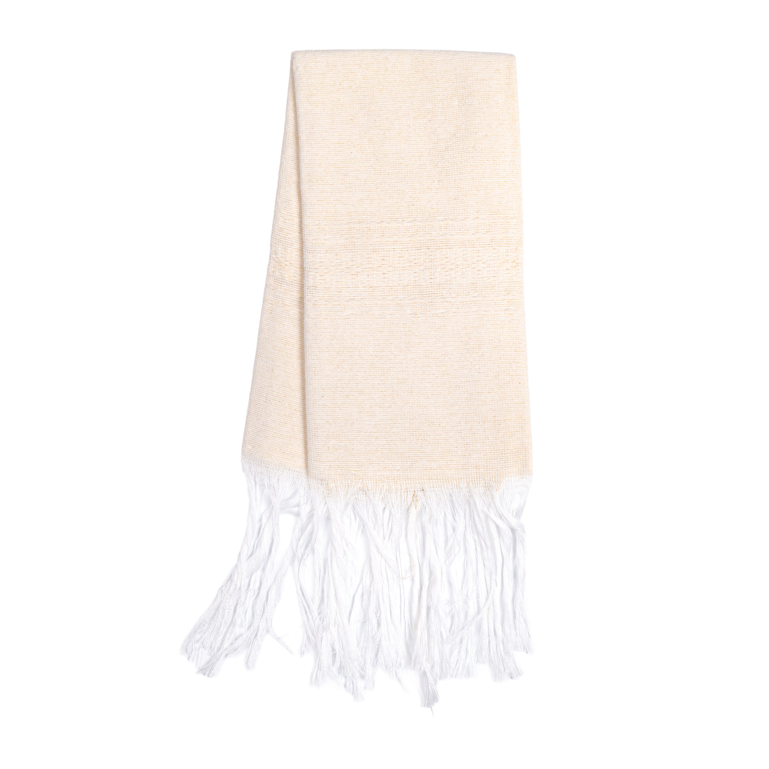 Pedal Loom Frayed Ends Tea Towel