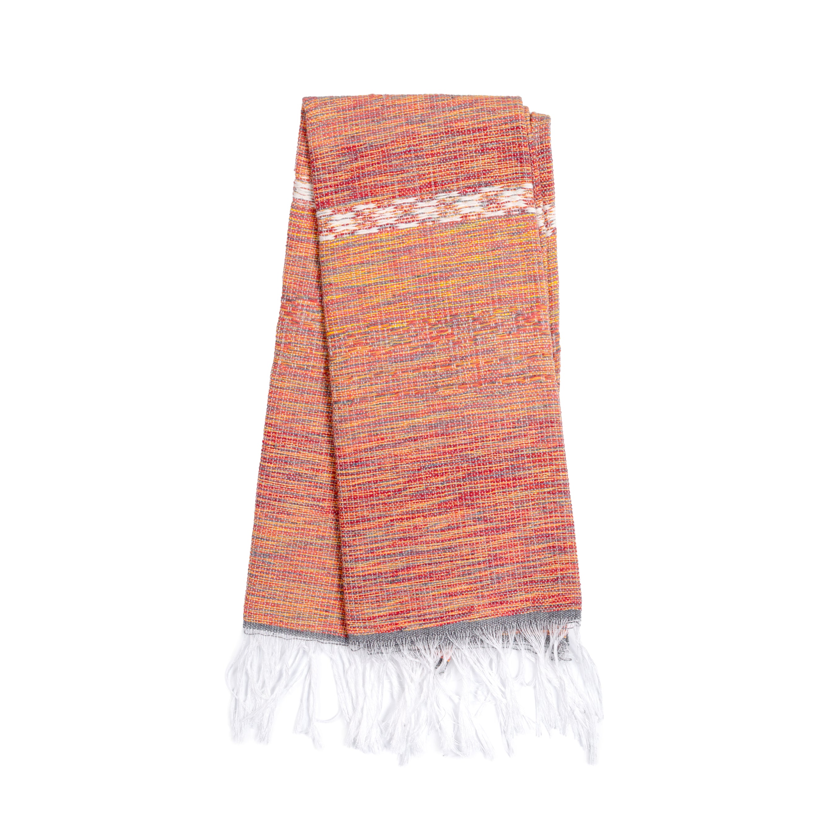 Pedal Loom Frayed Ends Tea Towel