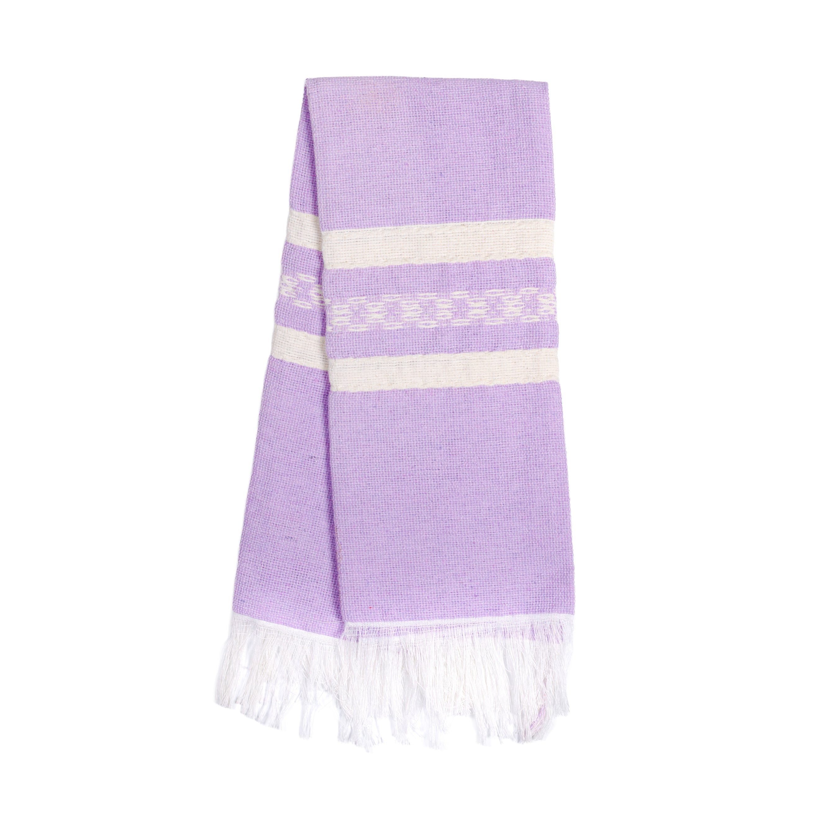 Pedal Loom Frayed Ends Tea Towel