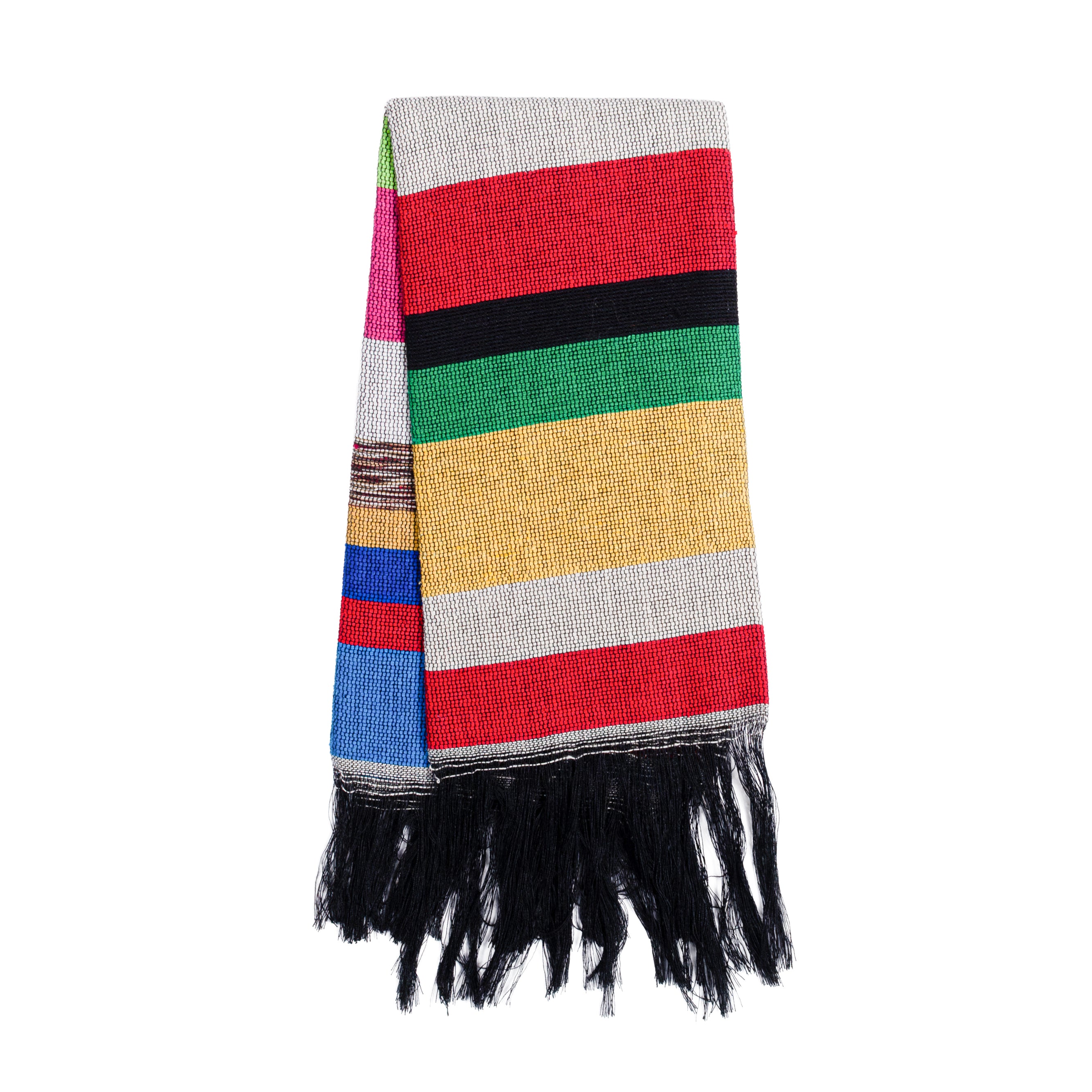 Pedal Loom Frayed Ends Tea Towel