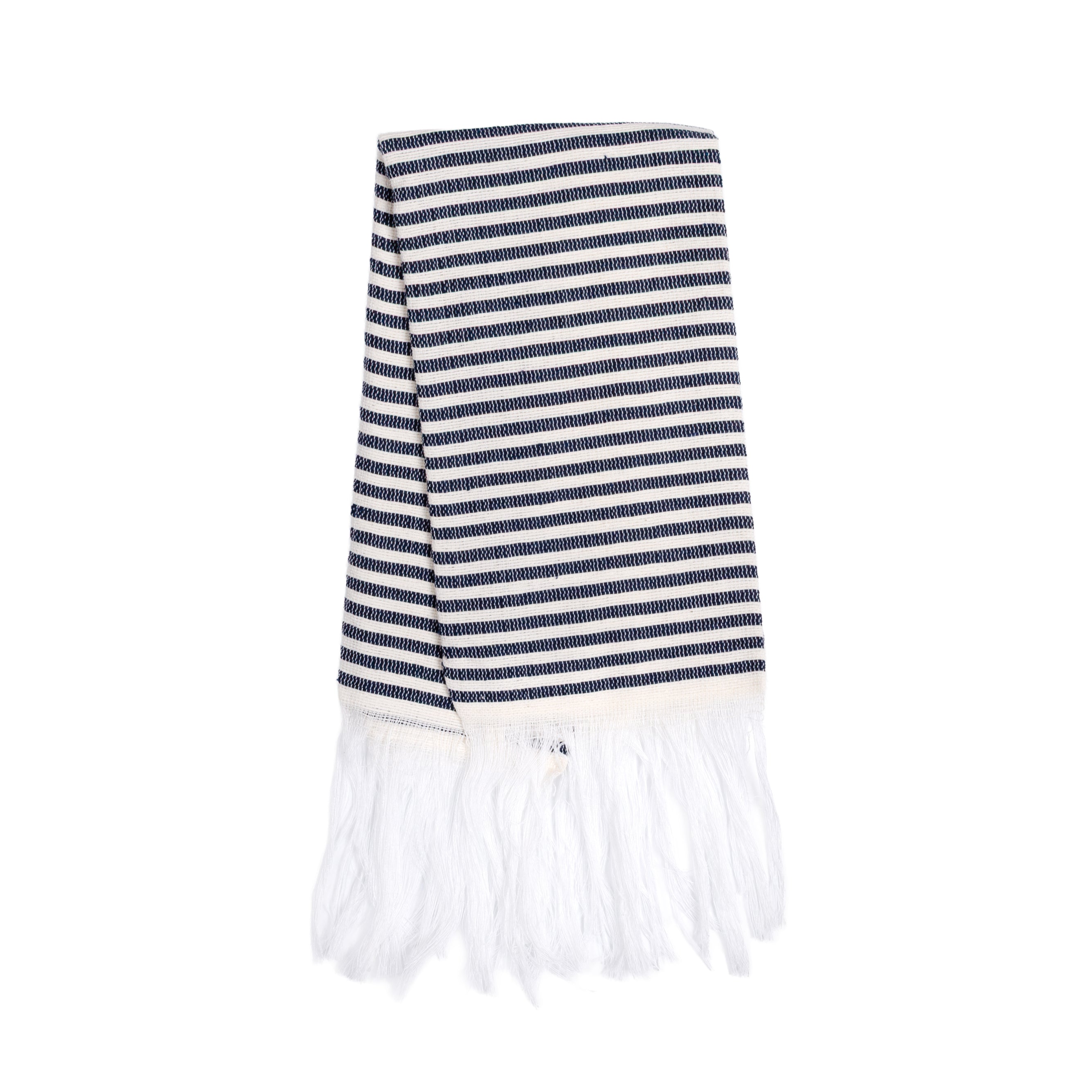 Pedal Loom Frayed Ends Tea Towel