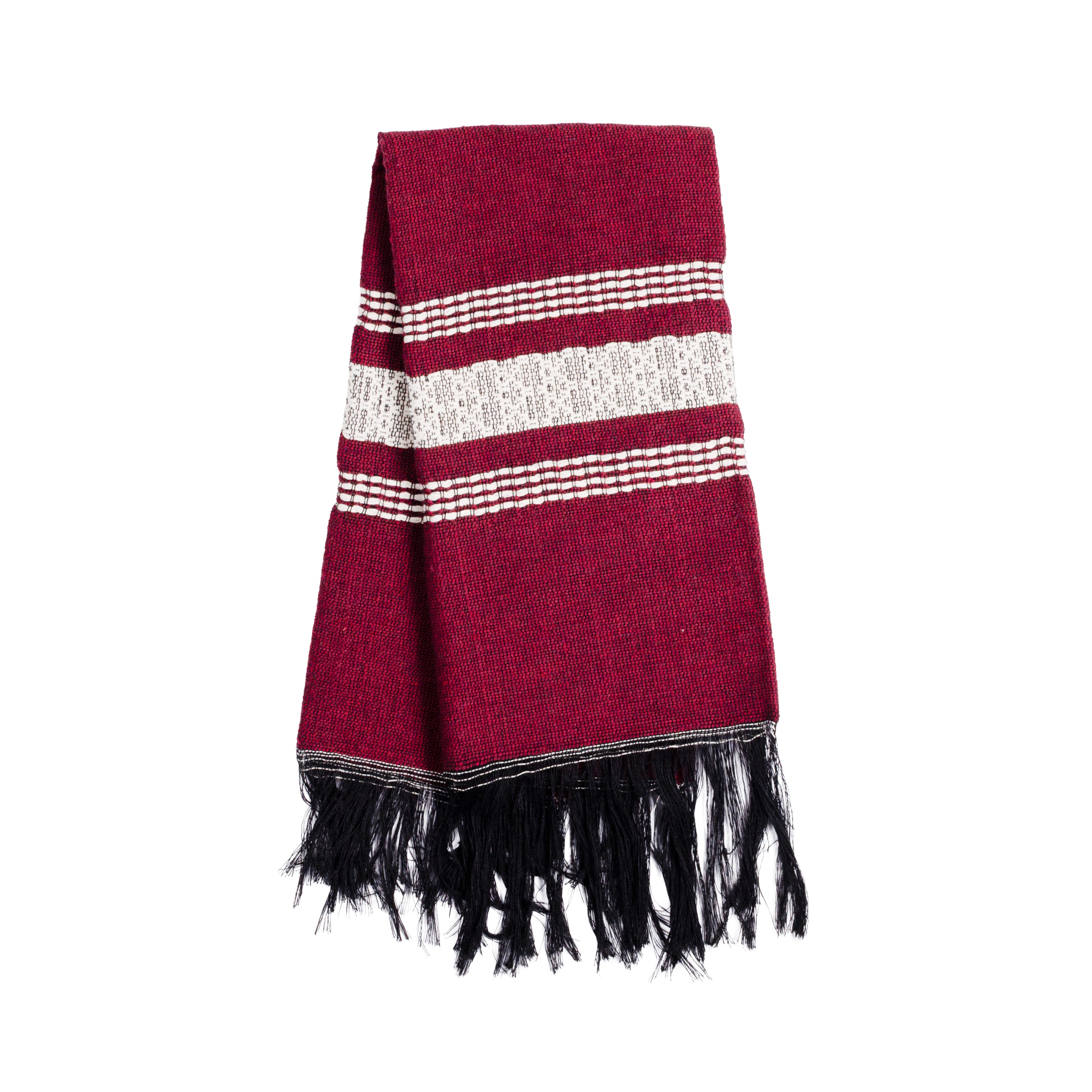 Pedal Loom Frayed Ends Tea Towel