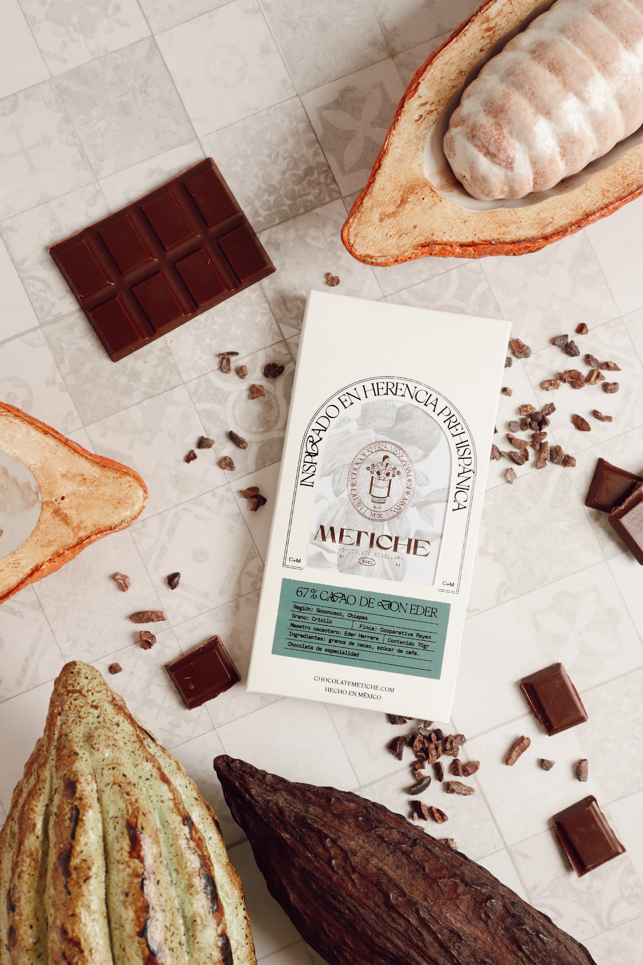 Dark Mexican Chocolate Bar, 67% Don Eder Cacao