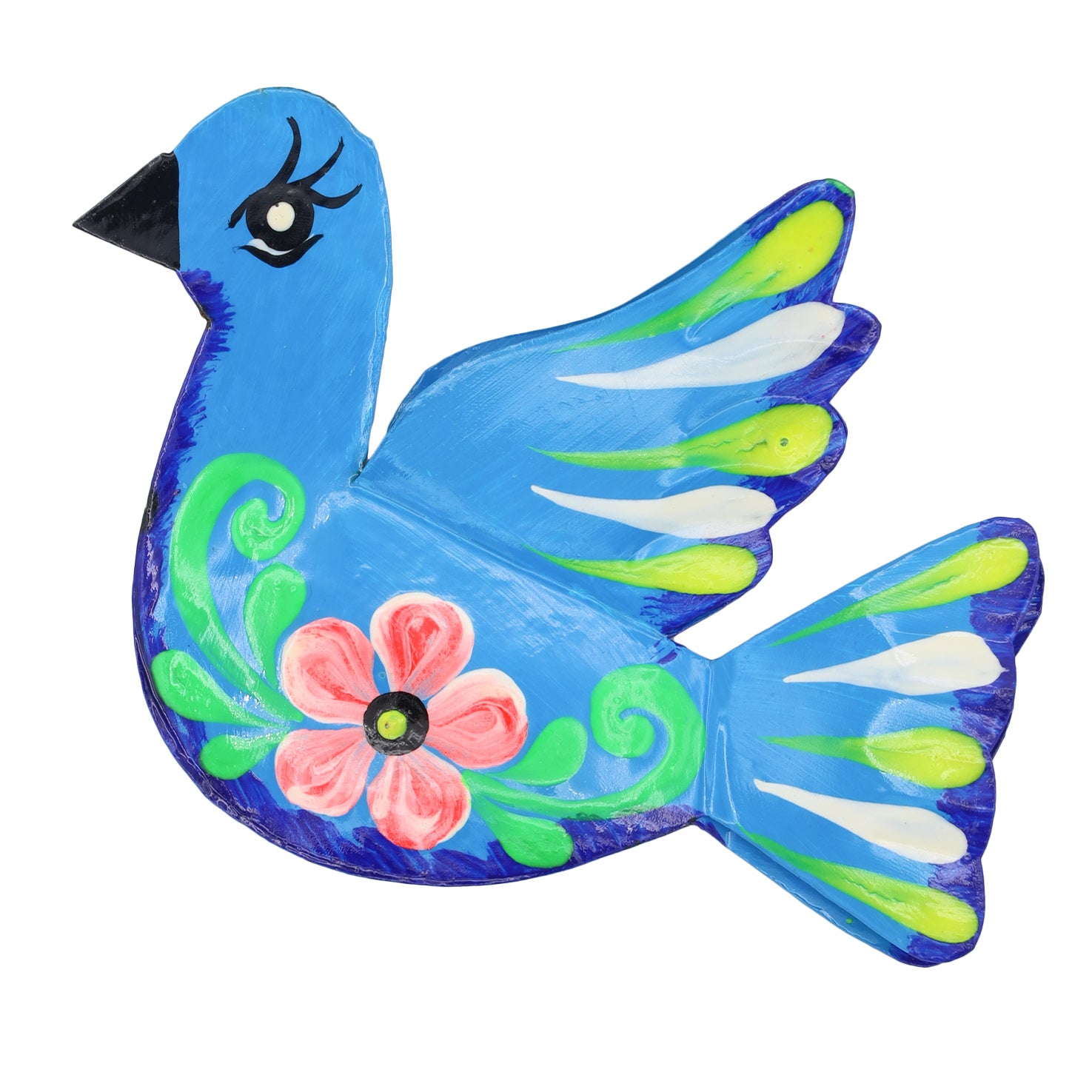 Paloma Hand-Painted Bird Tin Ornament