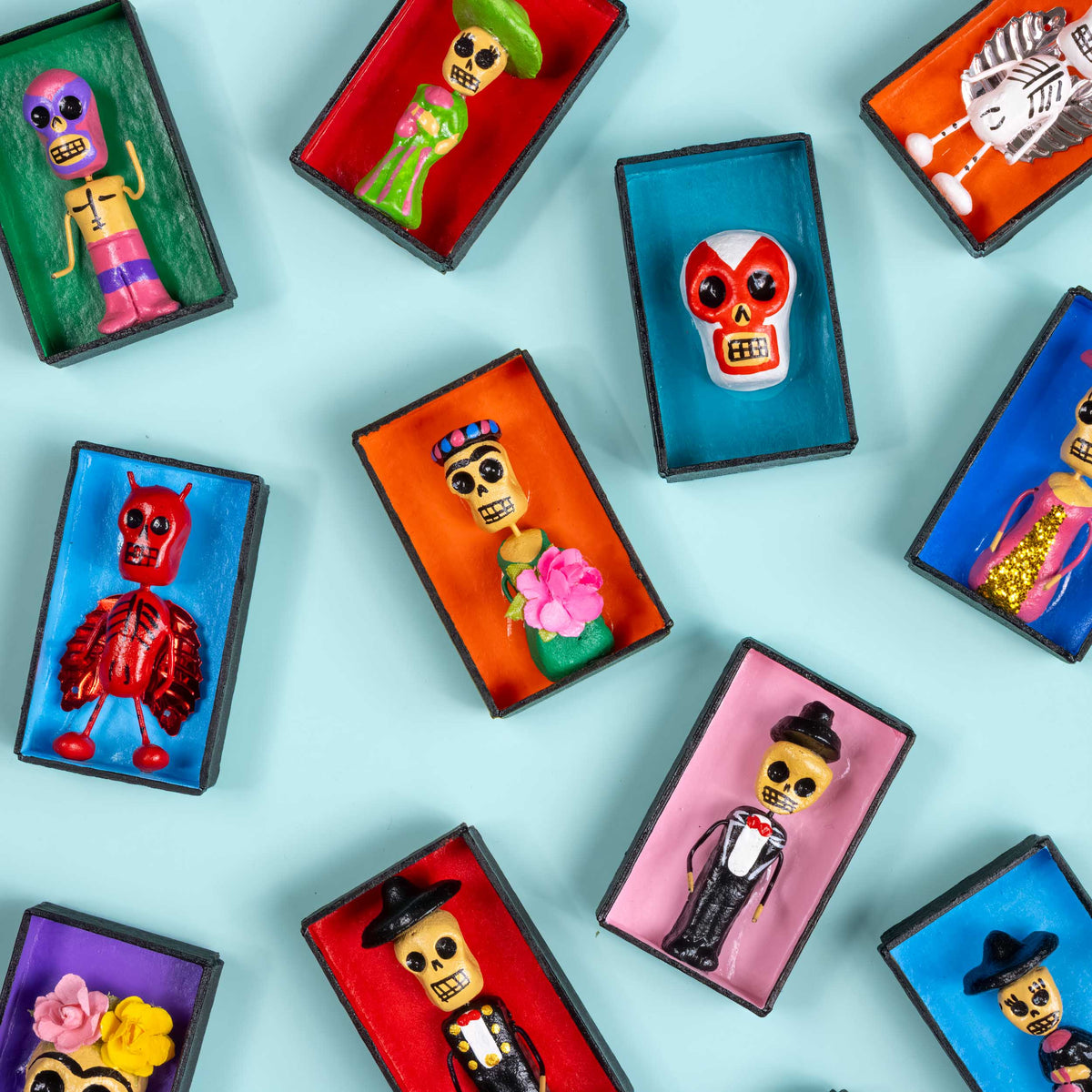 Shadow Box Ofrenda Magnets