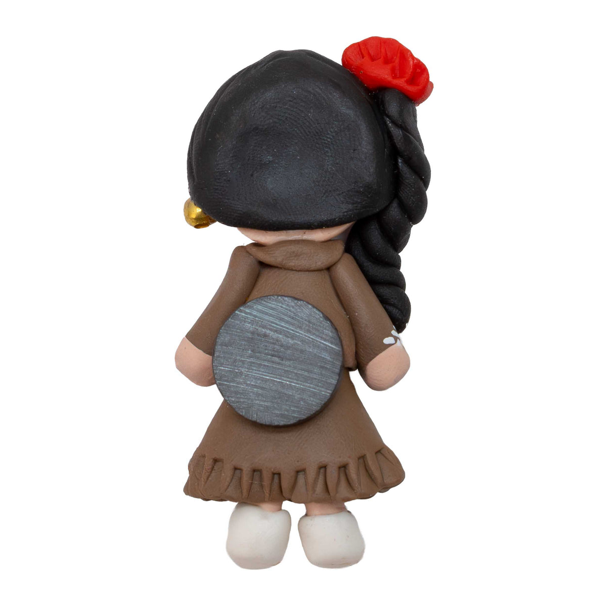 Cold Porcelain Clay Traditional Dresses Magnet
