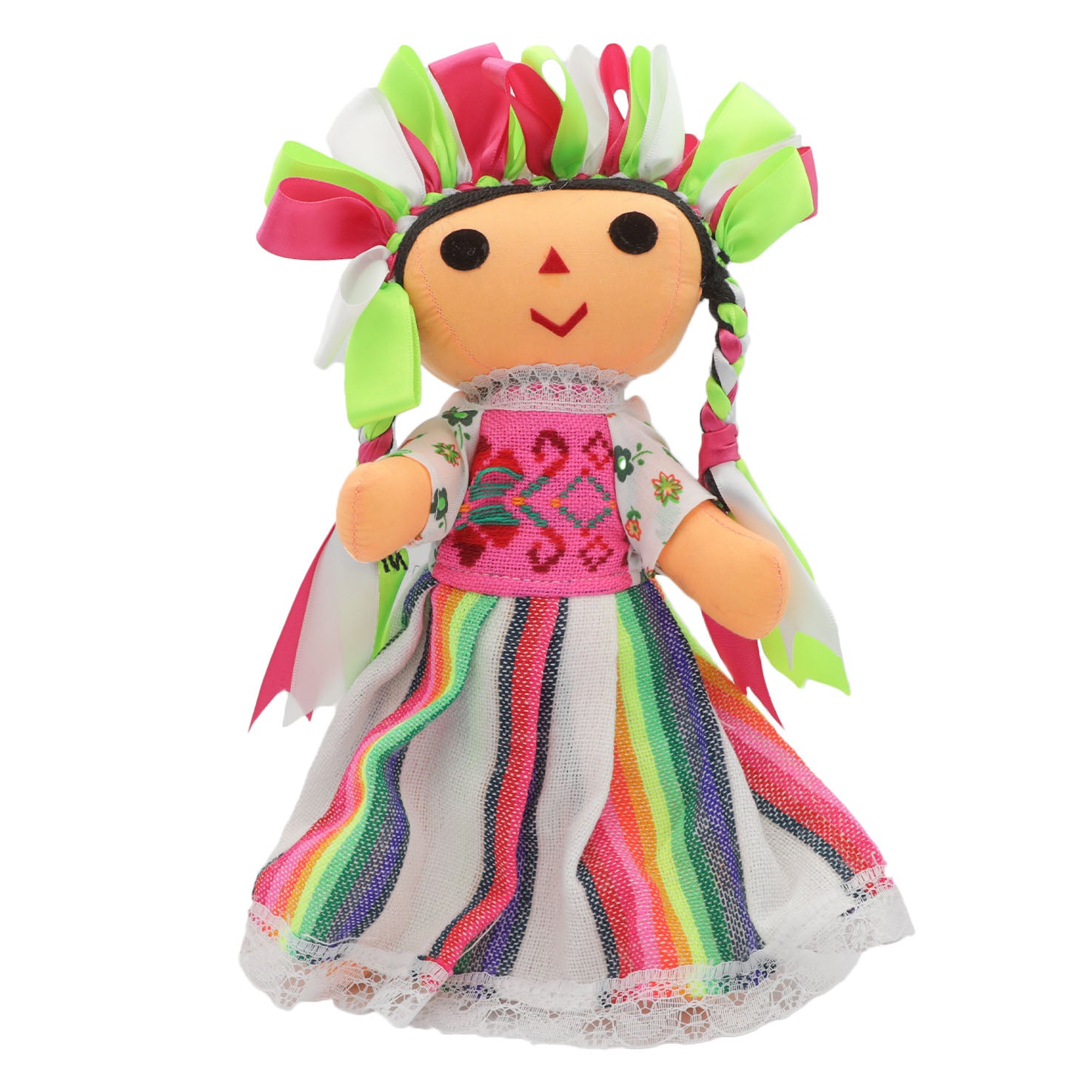 María Traditional Mexican Lelé Doll