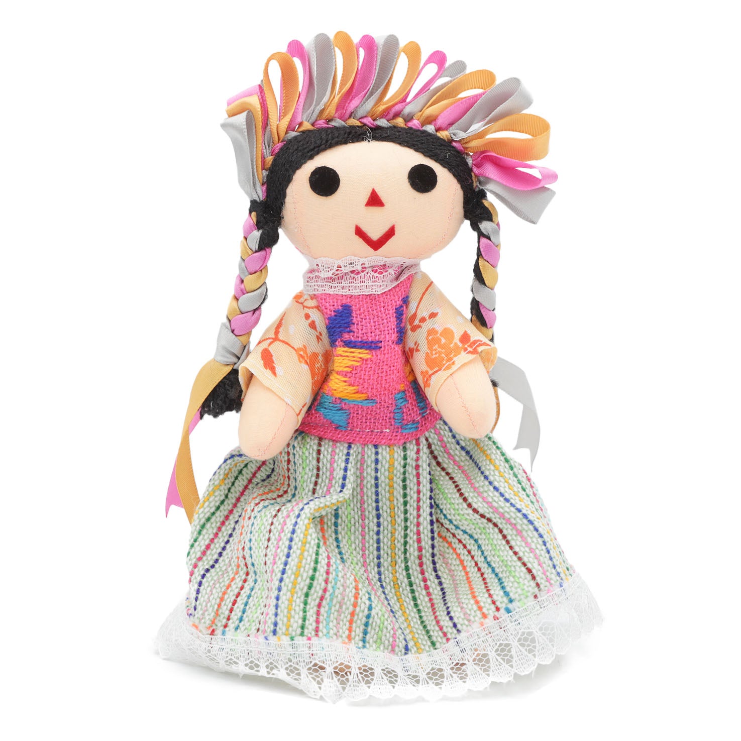 Small- Lupita Traditional Mexican Lelé Doll