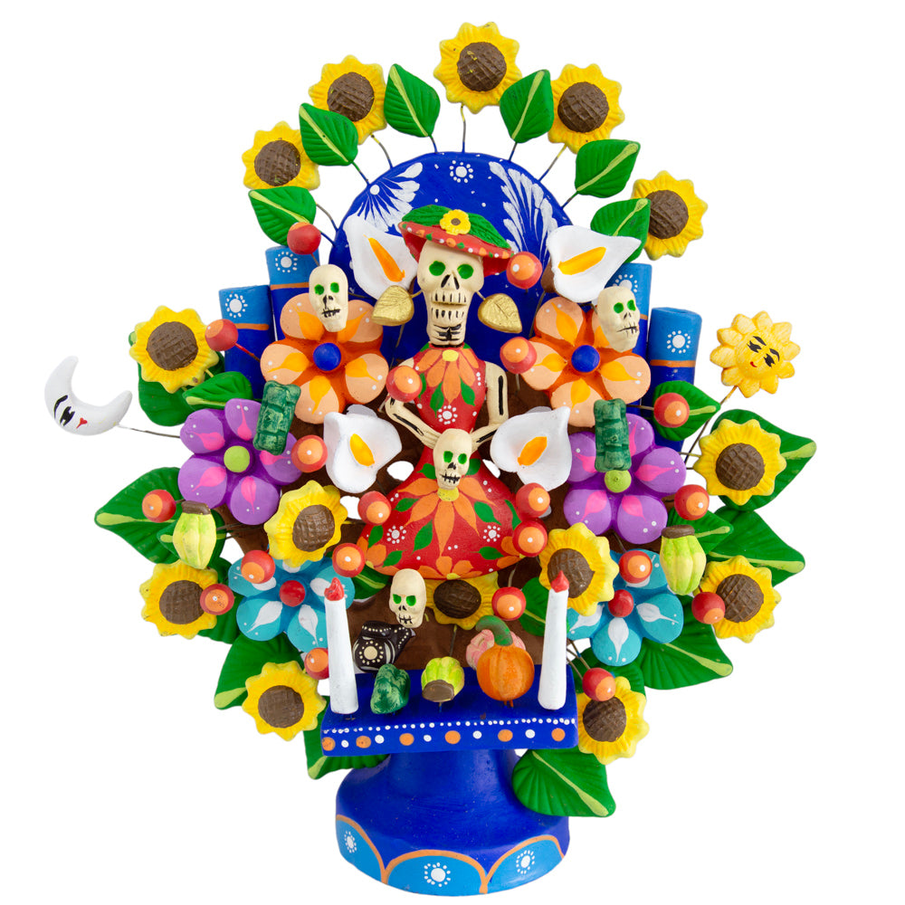 Day of the Dead Catrina Tree of Life 1ft Sculpture