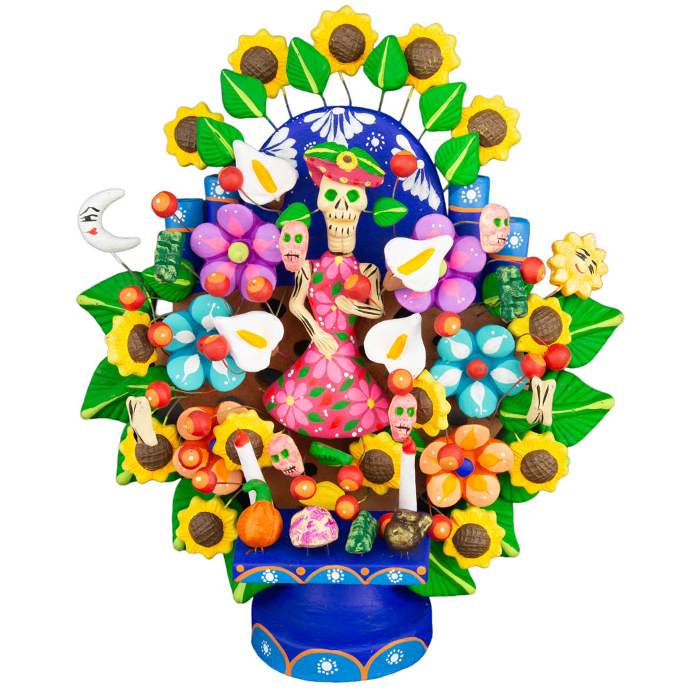 Day of the Dead Catrina Tree of Life 1ft Sculpture