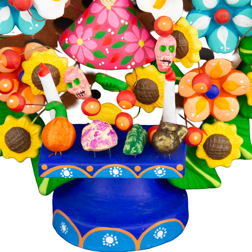 Day of the Dead Catrina Tree of Life 1ft Sculpture