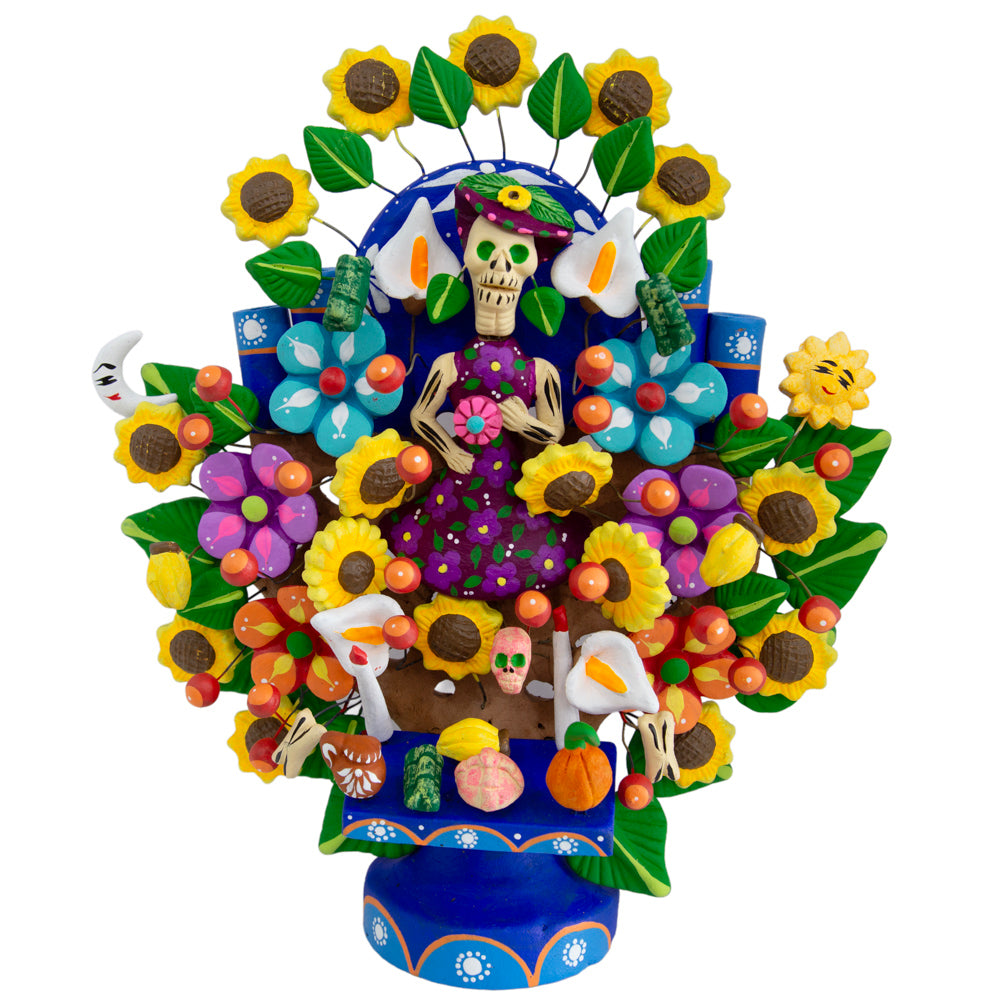 Day of the Dead Catrina Tree of Life 1ft Sculpture