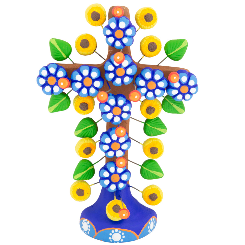 Tree of Life Clay Wall Cross