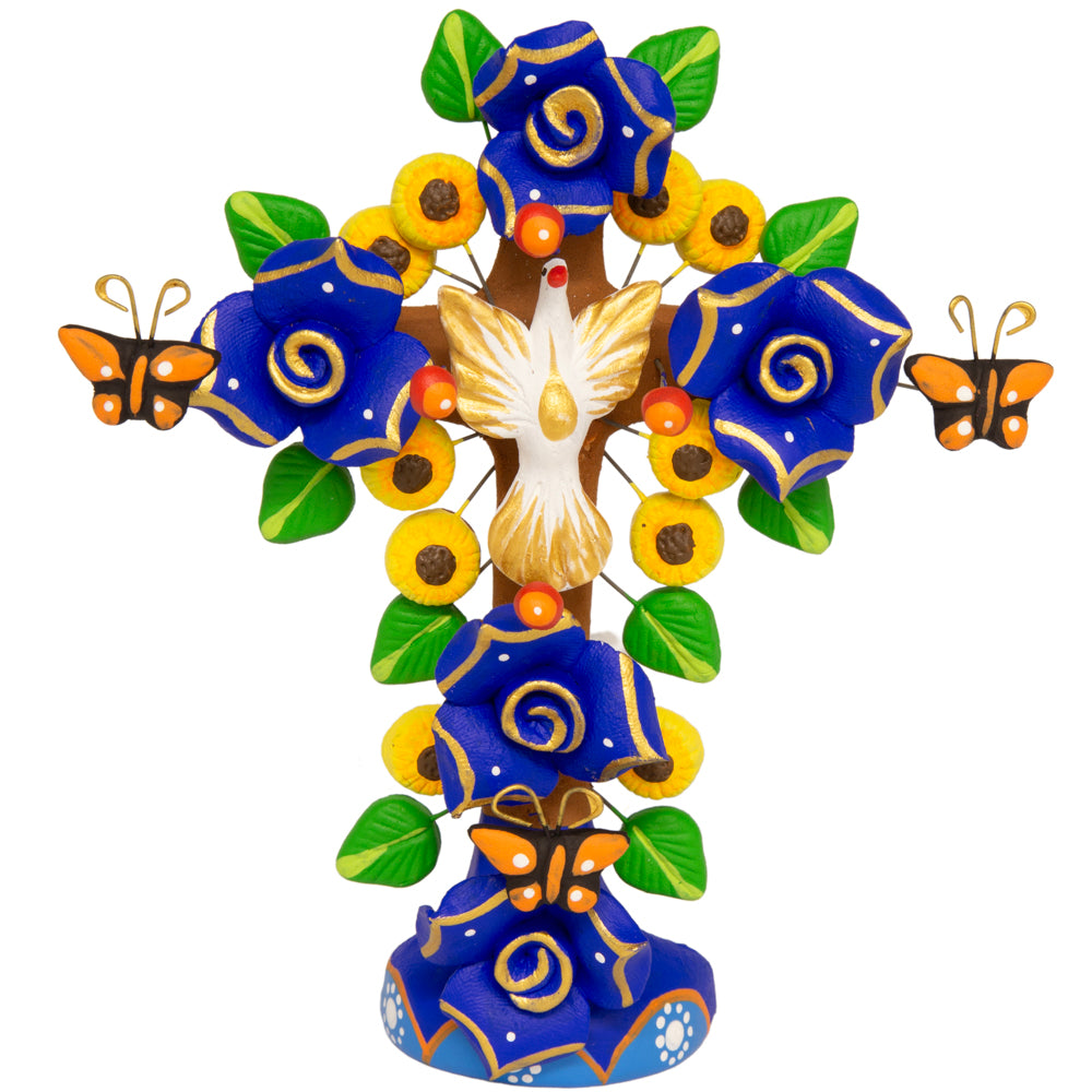 Tree of Life Clay Wall Cross