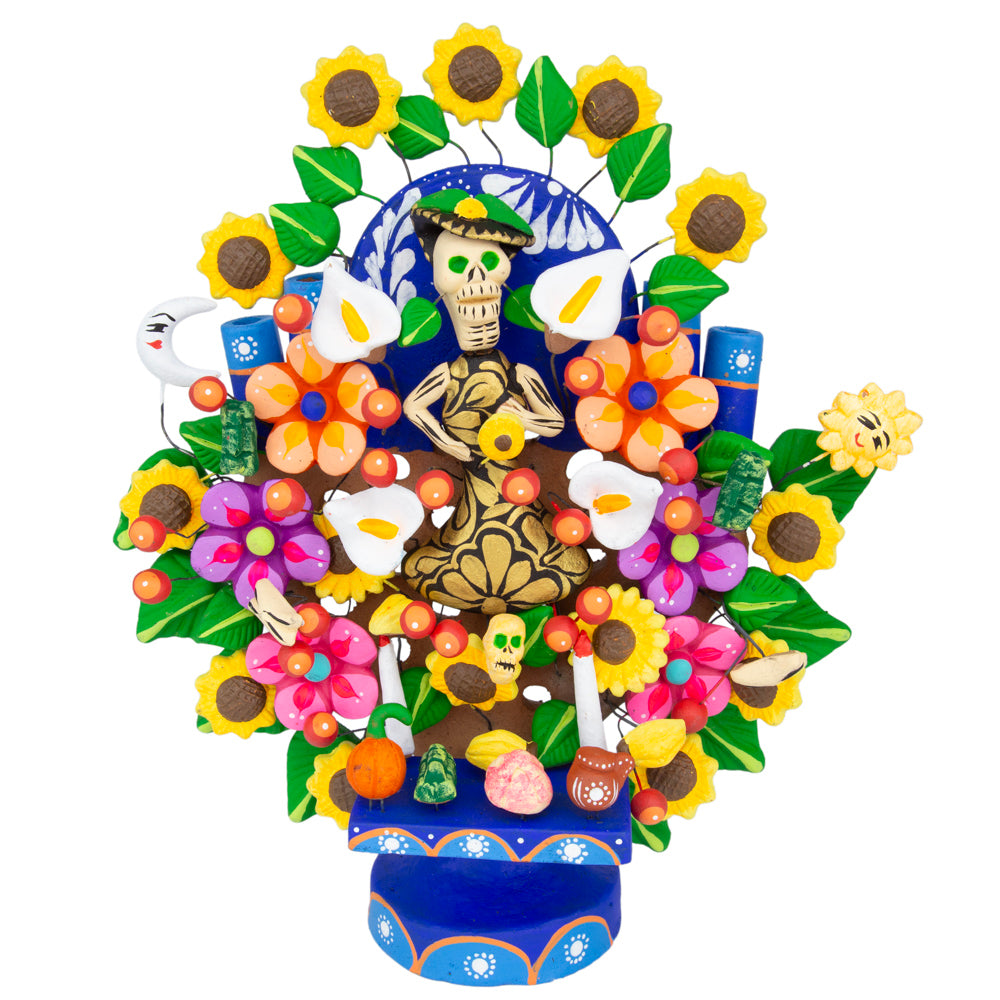 Day of the Dead Catrina Tree of Life 1ft Sculpture