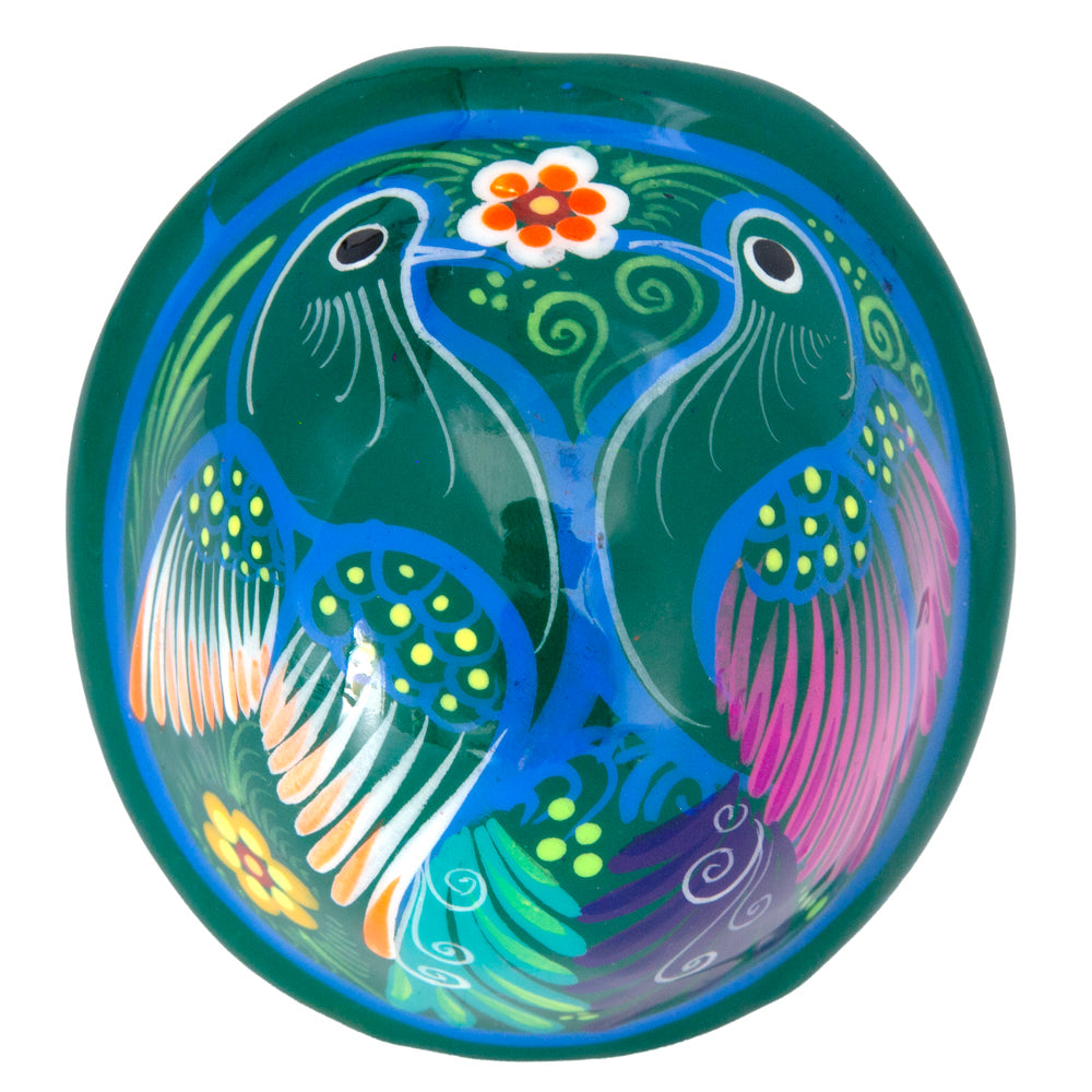 Hand-Painted Xalitla Turtle Clay Trinket/Jewelry Box