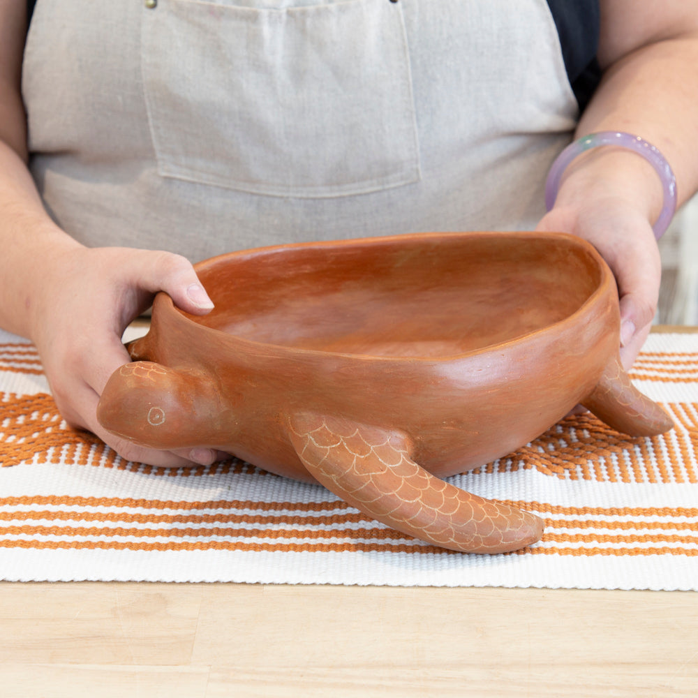 Santa Cruz Cachán Turtle Clay Bowl