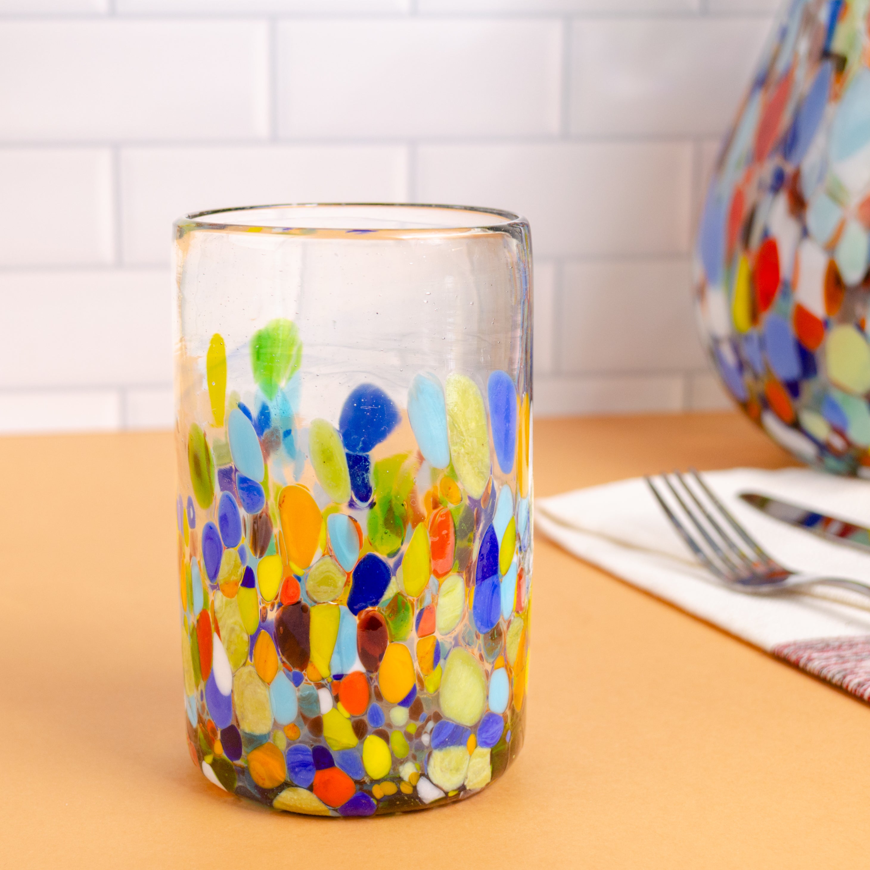 alejandro vinao tumblers Tonalá Hand-Blown Highball Glass Tumbler
