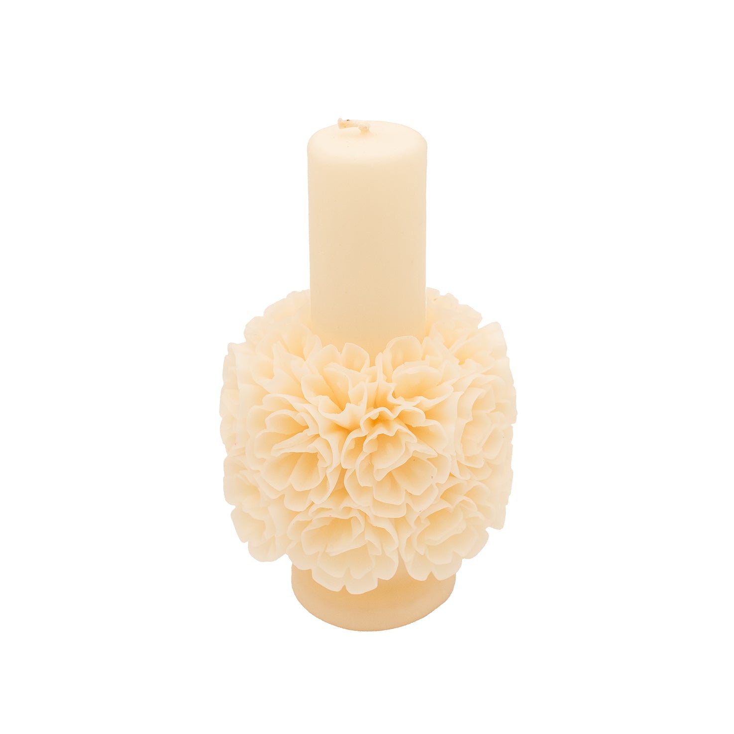 Flores de Teotitlán Pillar Candle