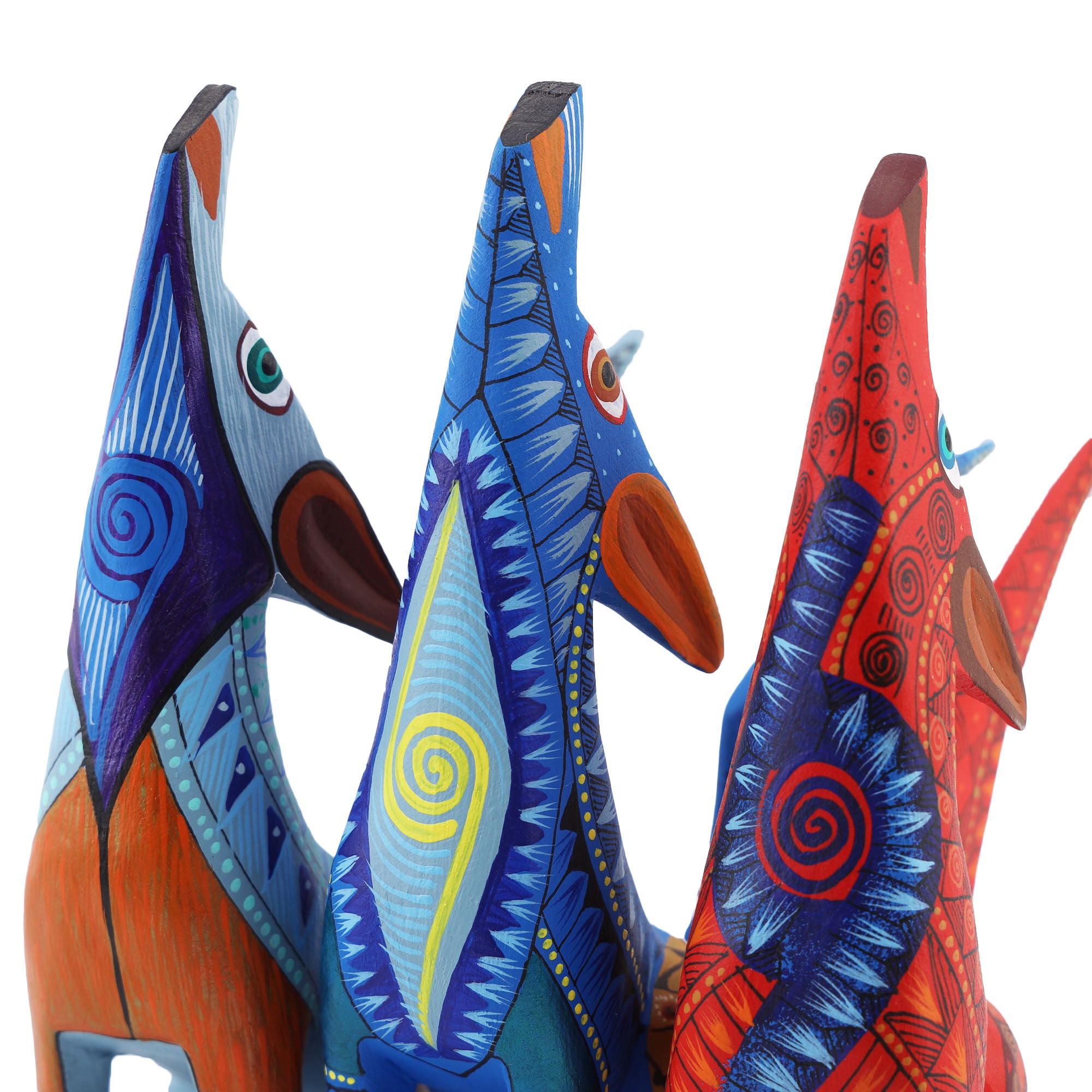 X-Large Coyote Alebrije with Frets