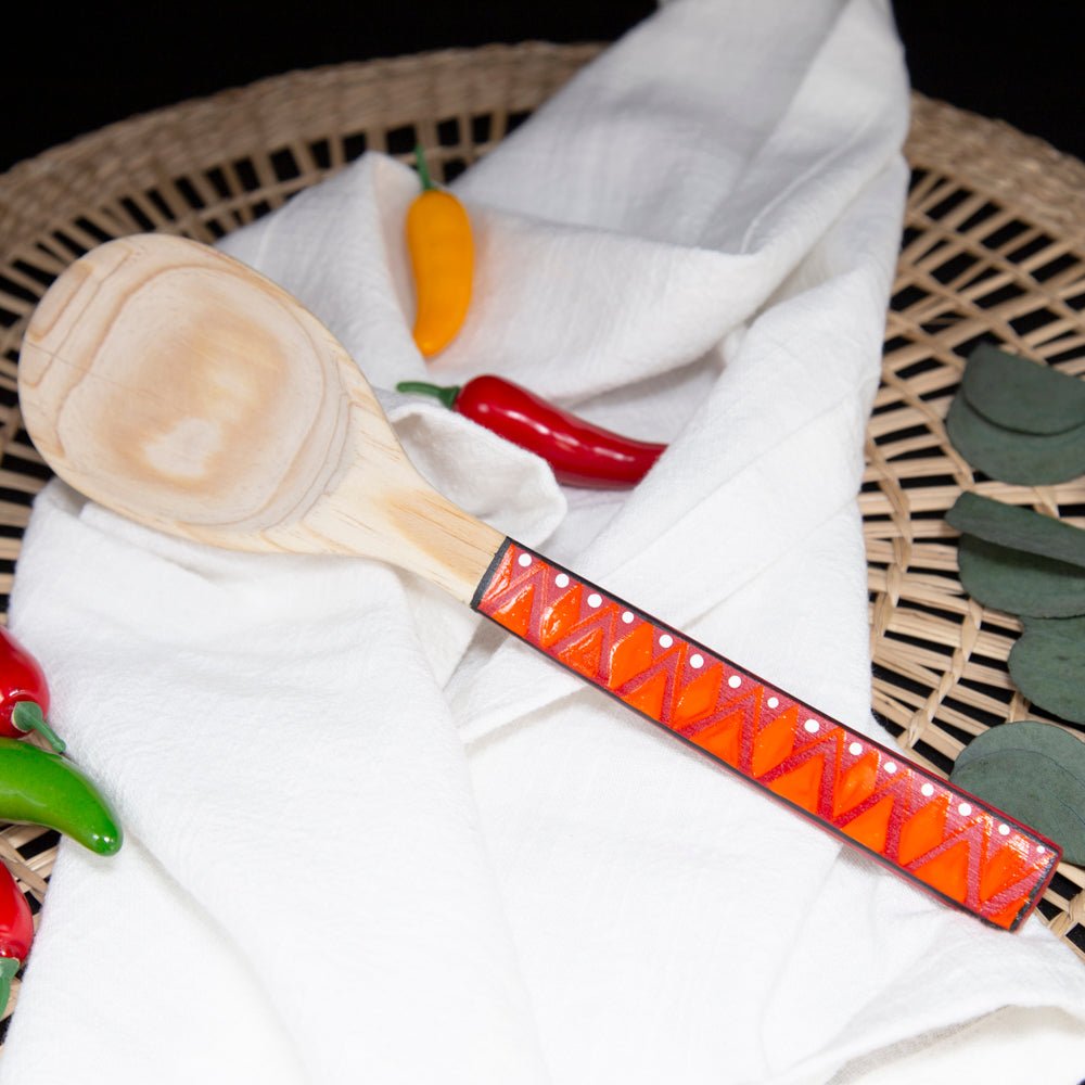 Colorful Hand-Painted Small Spoon
