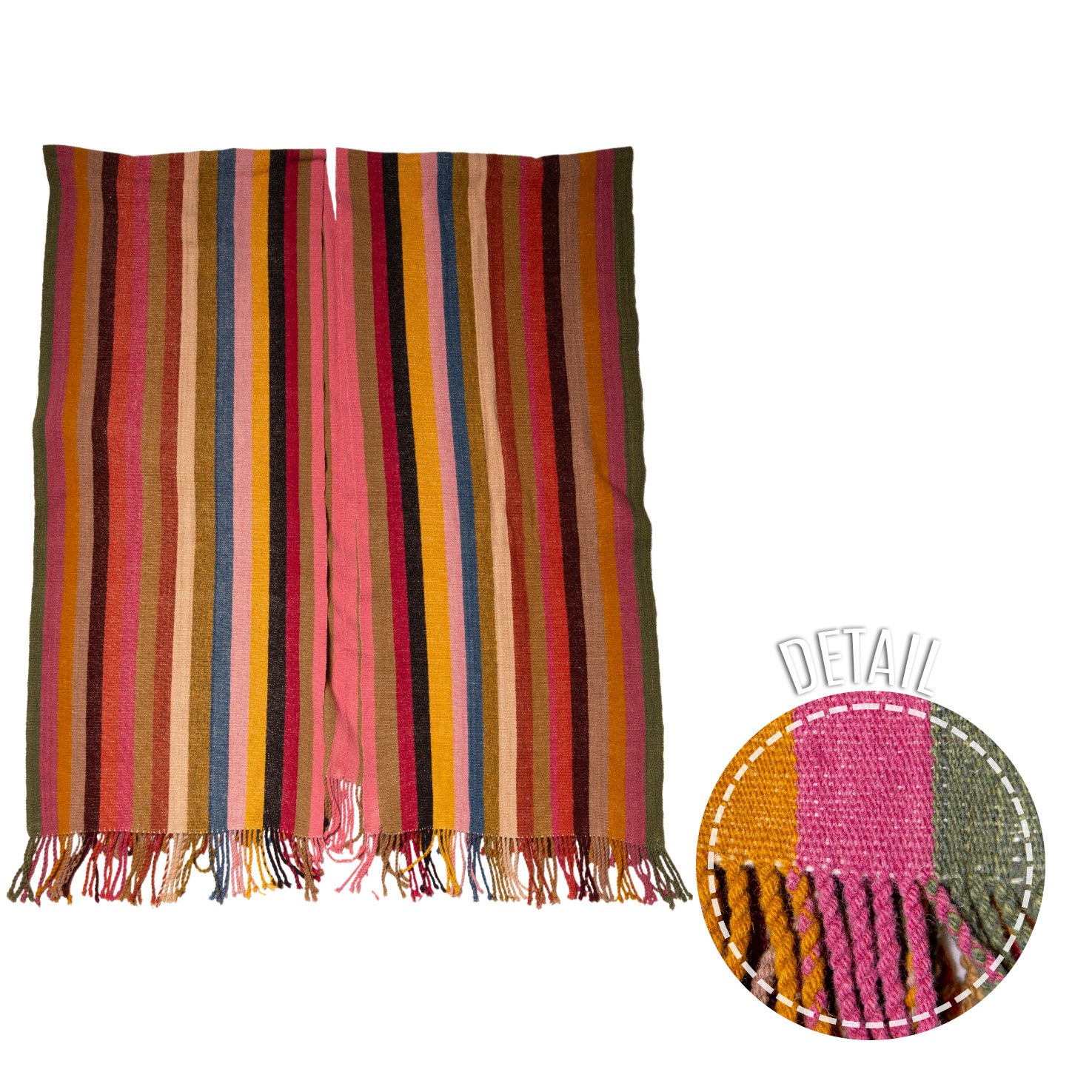 Tanamacoyan Naturally Dyed Wool Ruana