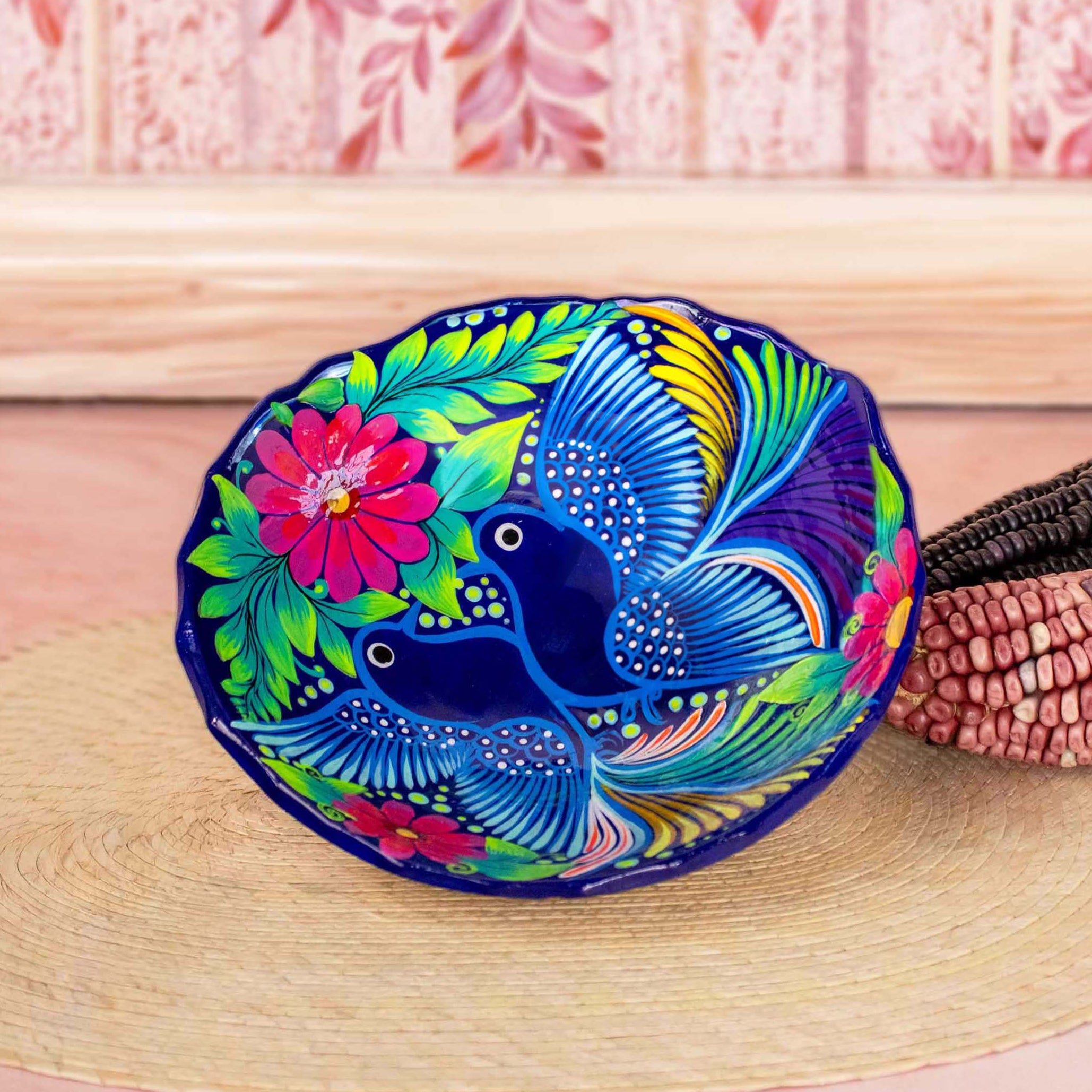 Xalitla Clay Pedestal Fruit Bowl | Lolo Mexican Mercadito