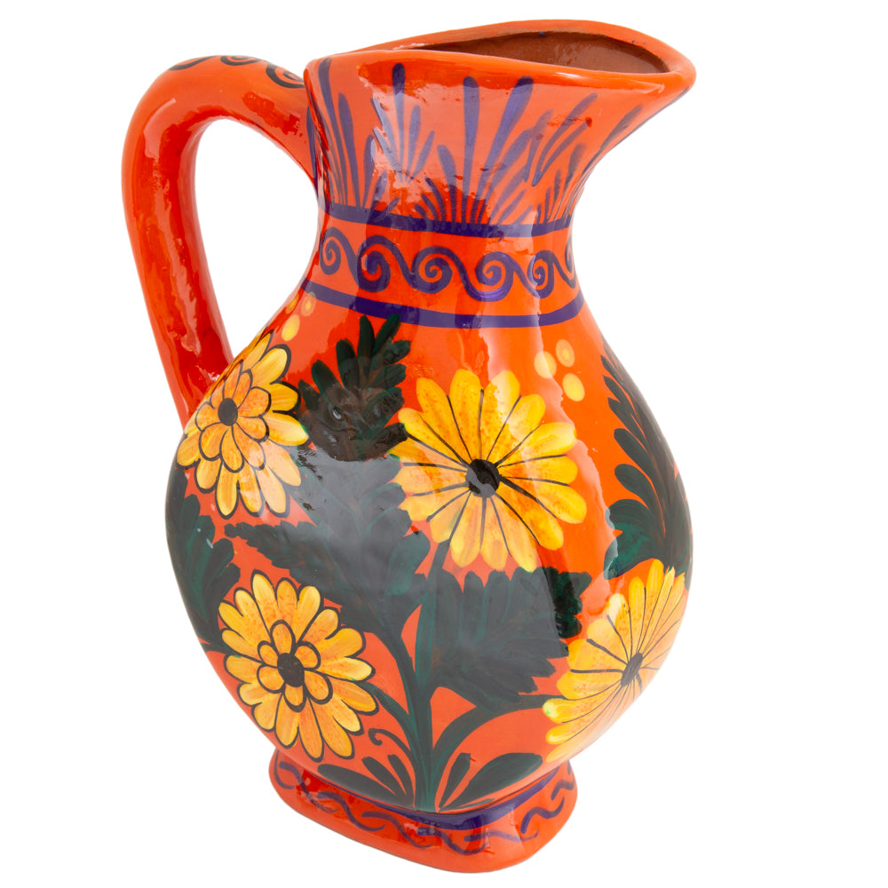 Cempasúchil Lolo Edition Xalitla Clay Pitcher